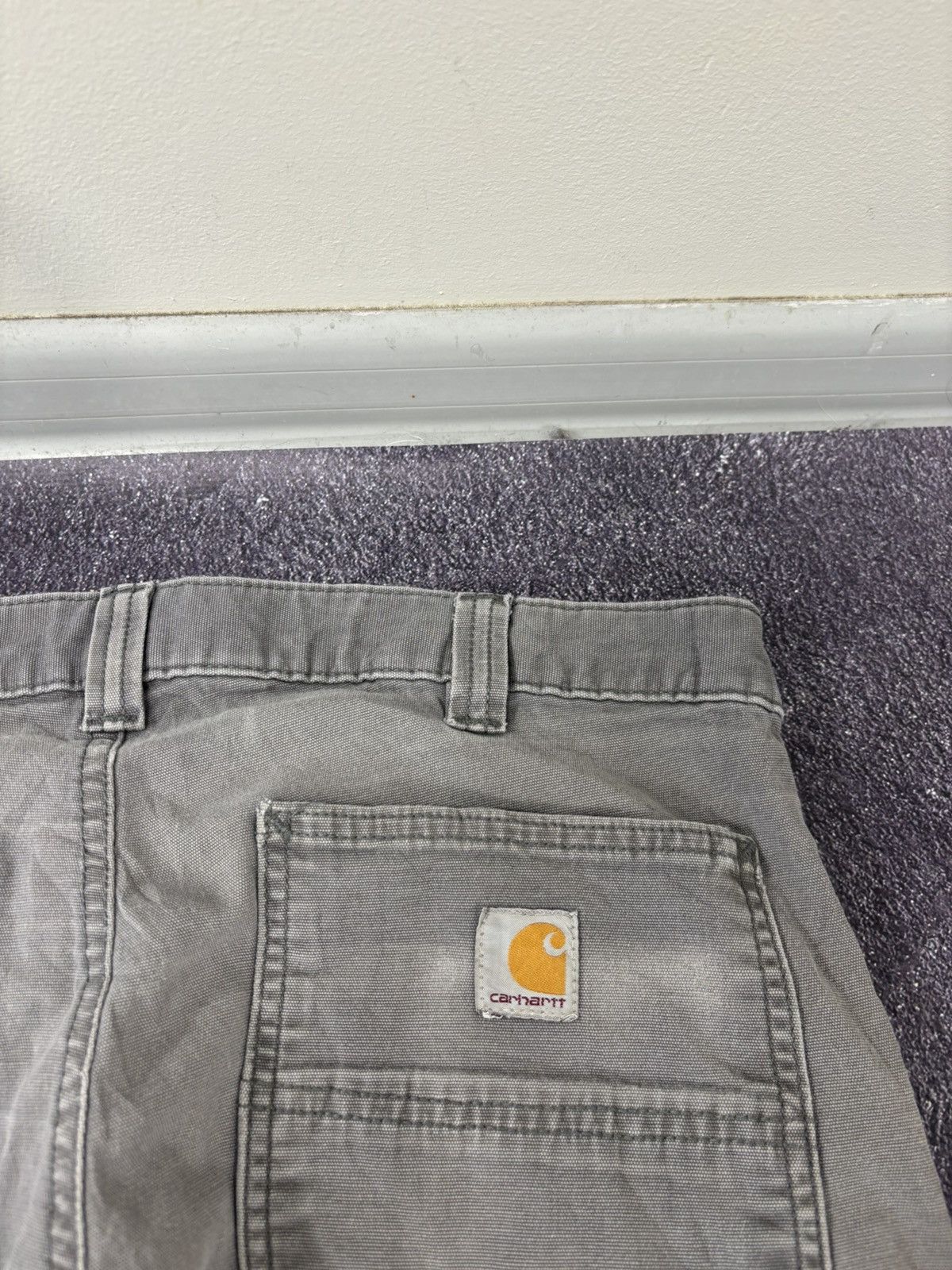 Carhartt Vintage Carhartt Y2K Relaxed Fit Workwear Gray Baggy Pants Size US 34 / EU 50 - 6 Thumbnail
