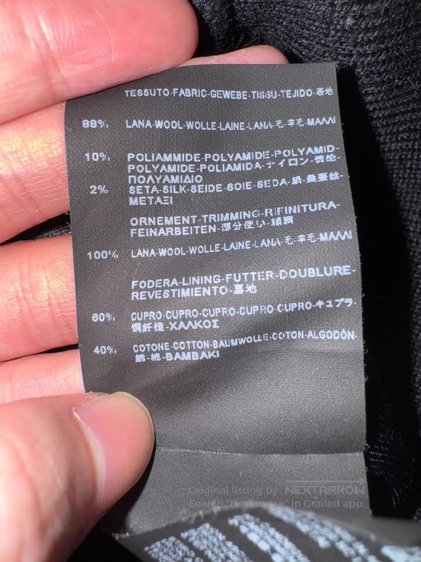 Saint Laurent Paris Black Zip-Front Bomber Jacket with Stitch Detail. Size US S / EU 44-46 / 1 - 6 Thumbnail