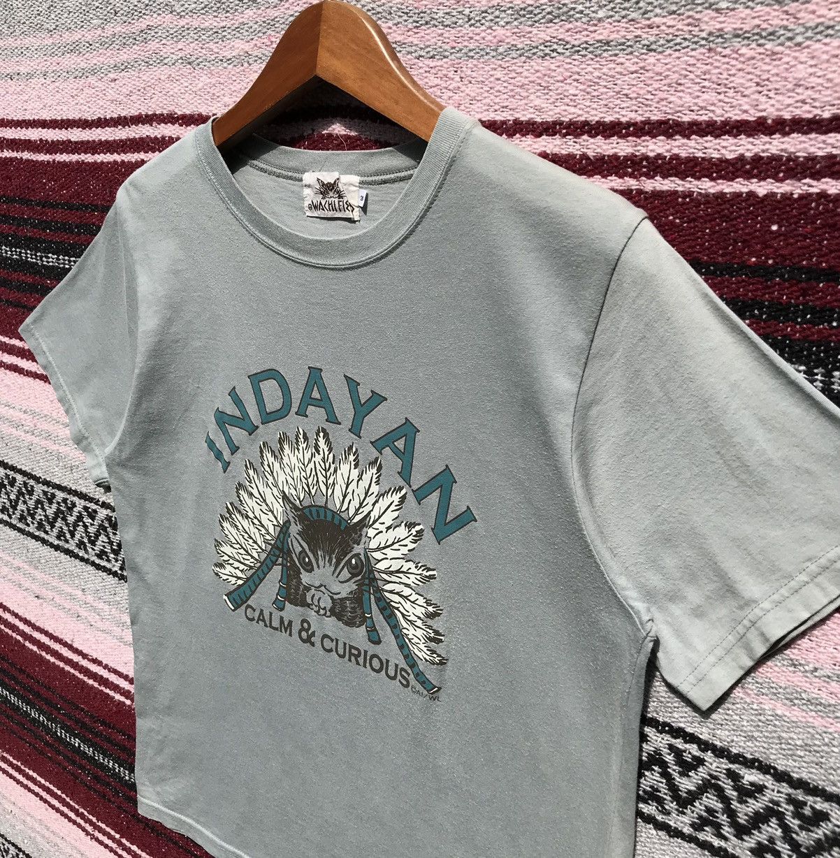 Japanese Brand × Vintage Vintage Wachifield Cat Indayan Tee Wachifield Size US S / EU 44-46 / 1 - 5 Thumbnail
