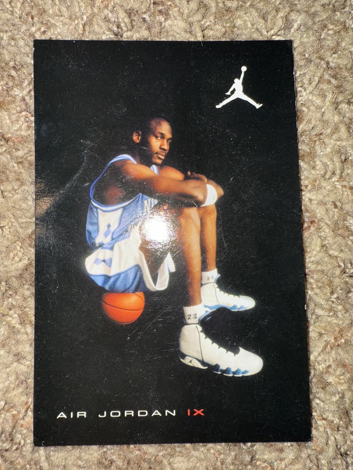 Jordan Brand Vintage Jordan 9 Retro UNC Card Rare Size ONE SIZE - 2 Thumbnail
