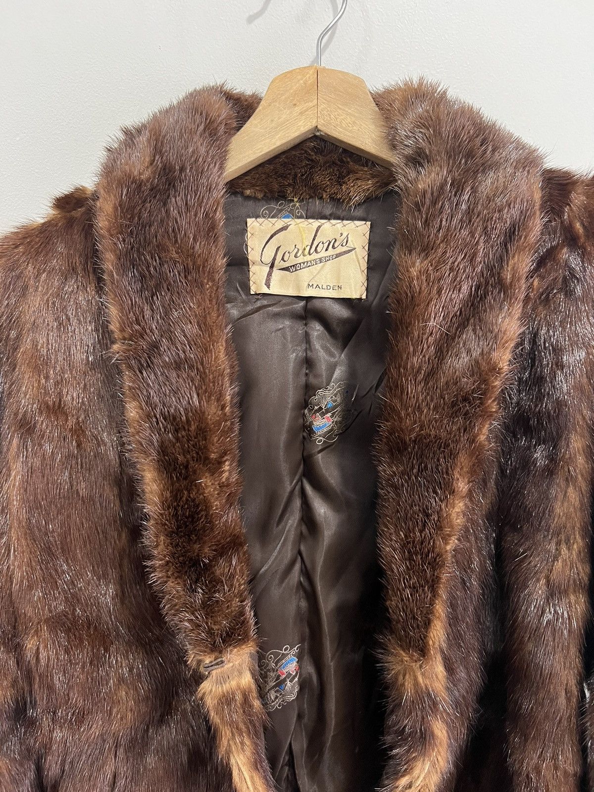 Vintage Vintage Womens Fur Jacket Coat Gordons shop Size M / US 6-8 / IT 42-44 - 4 Thumbnail