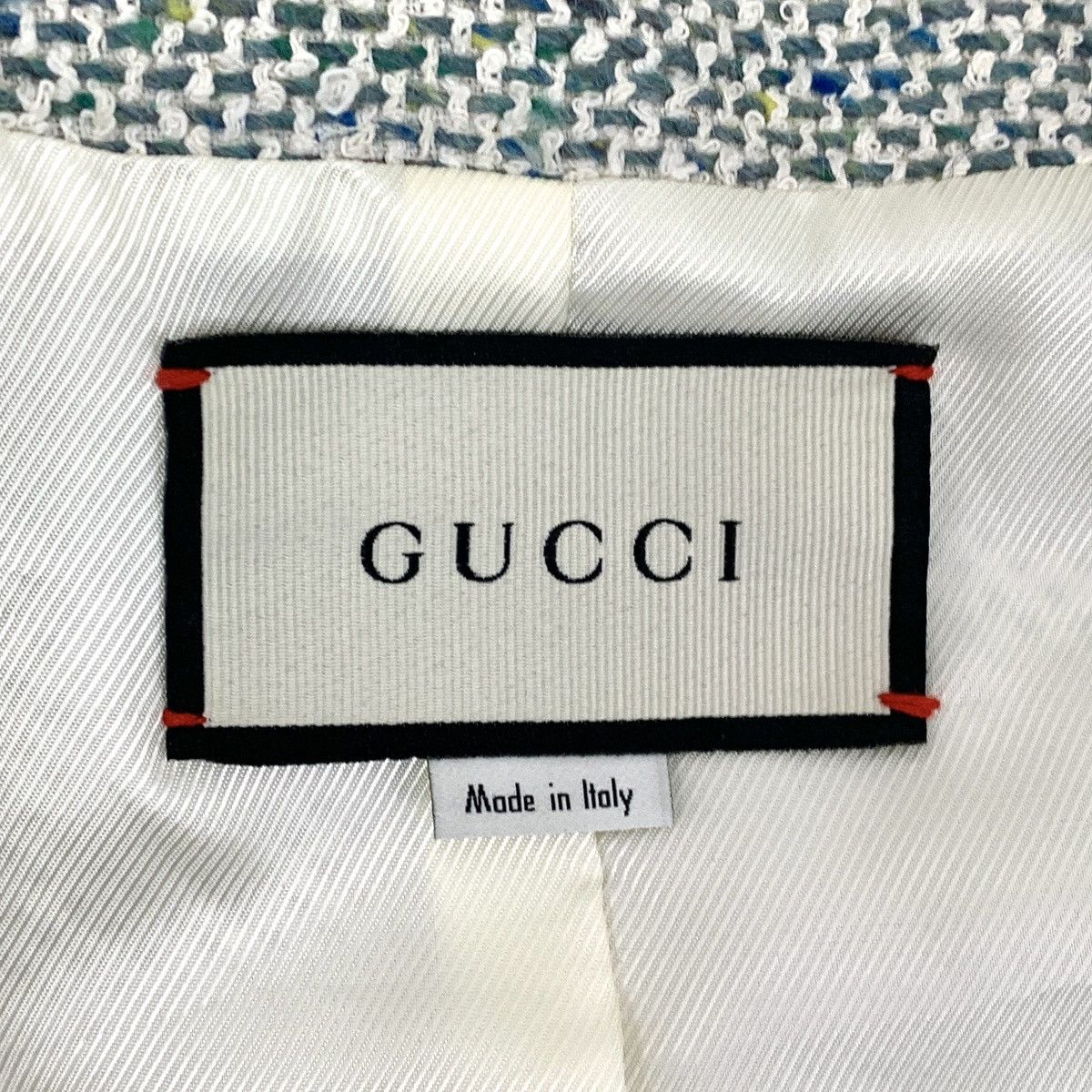 Gucci Gucci Light Green Cotton Woven Tweed Suit K26WX Size L / US 10 / IT 46 - 8 Thumbnail