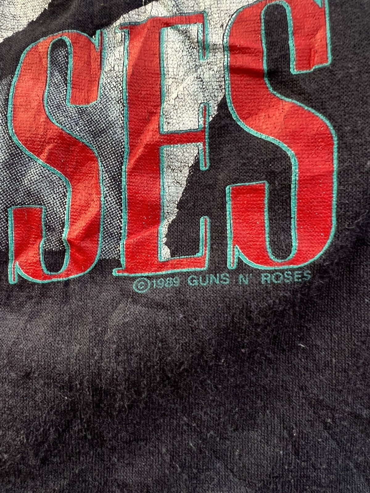 Band Tees Guns N Roses - Vintage 1989 Size US L / EU 52-54 / 3 - 5 Thumbnail