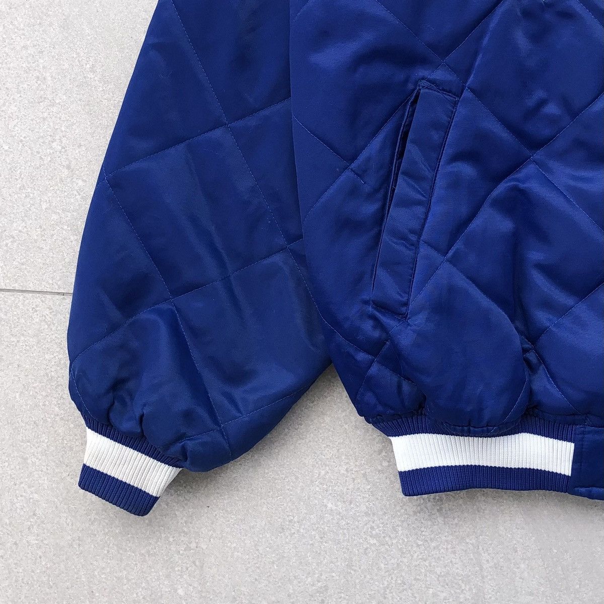 Cooperstown Collection VTG Brooklyn Cooperstown by Majestic Quilted Bomber Jacket Size US XL / EU 56 / 4 - 9 Thumbnail
