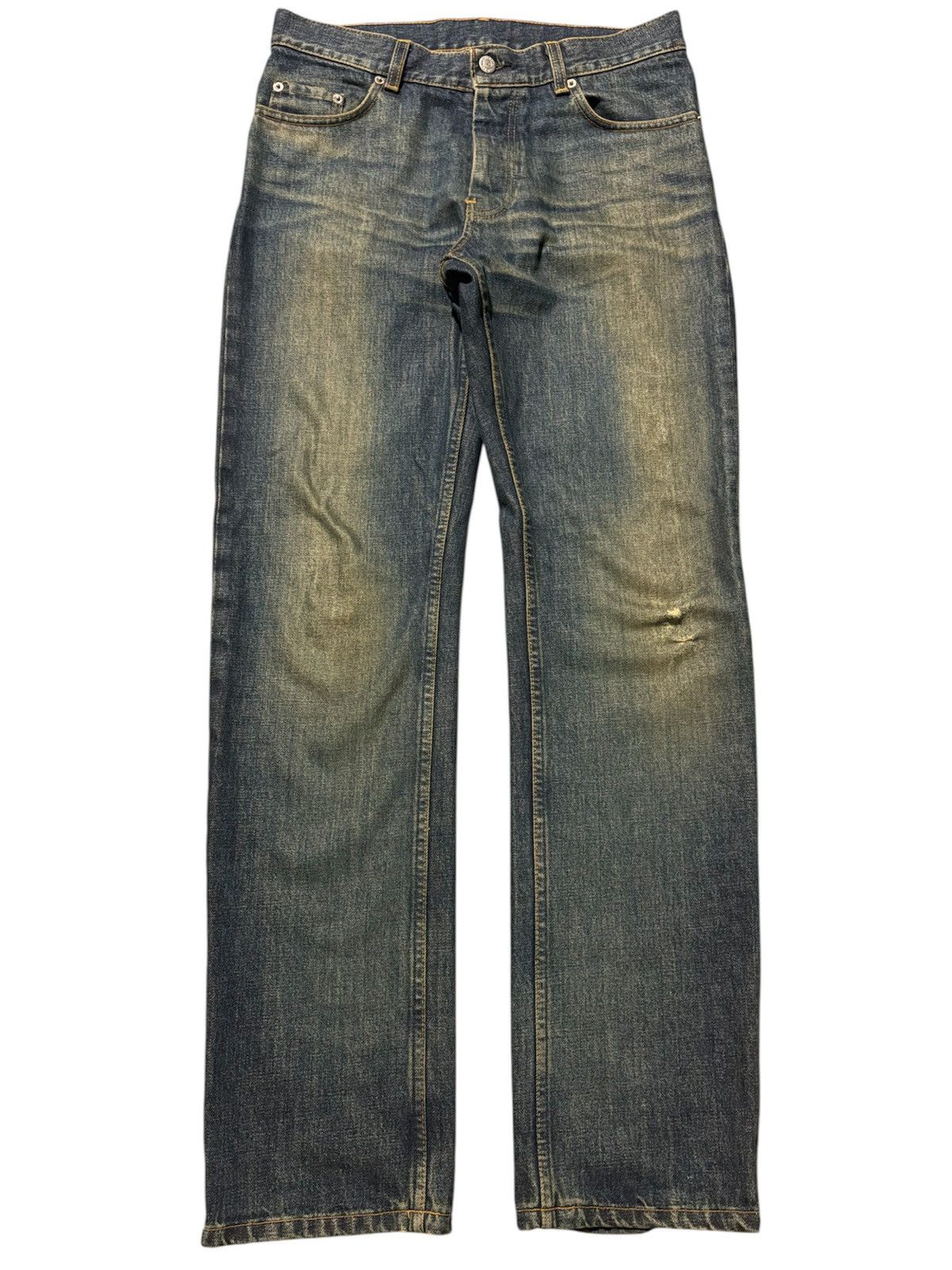 Helmut Lang Original Helmut Lang Vintage Stained Denim Classic Cut