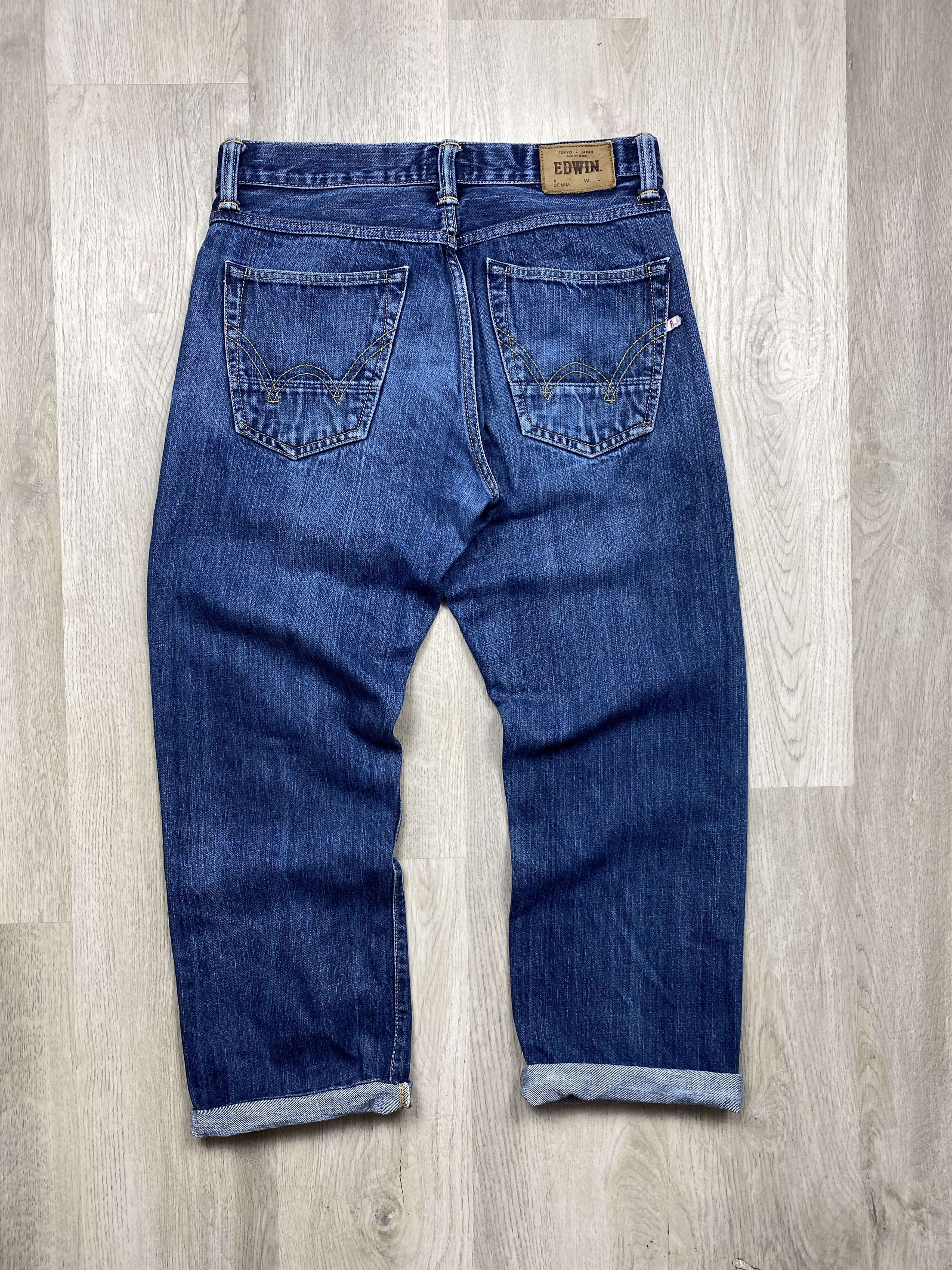 Edwin Edwin Vintage Salvage Denim Pants Mens Jeans Size US 30 / EU 46 - 7 Thumbnail