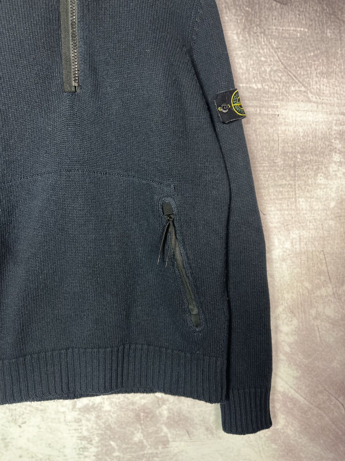 Stone Island Stone Island Wool Linen Blend Knitted Pullover FW2018 Size US M / EU 48-50 / 2 - 6 Thumbnail