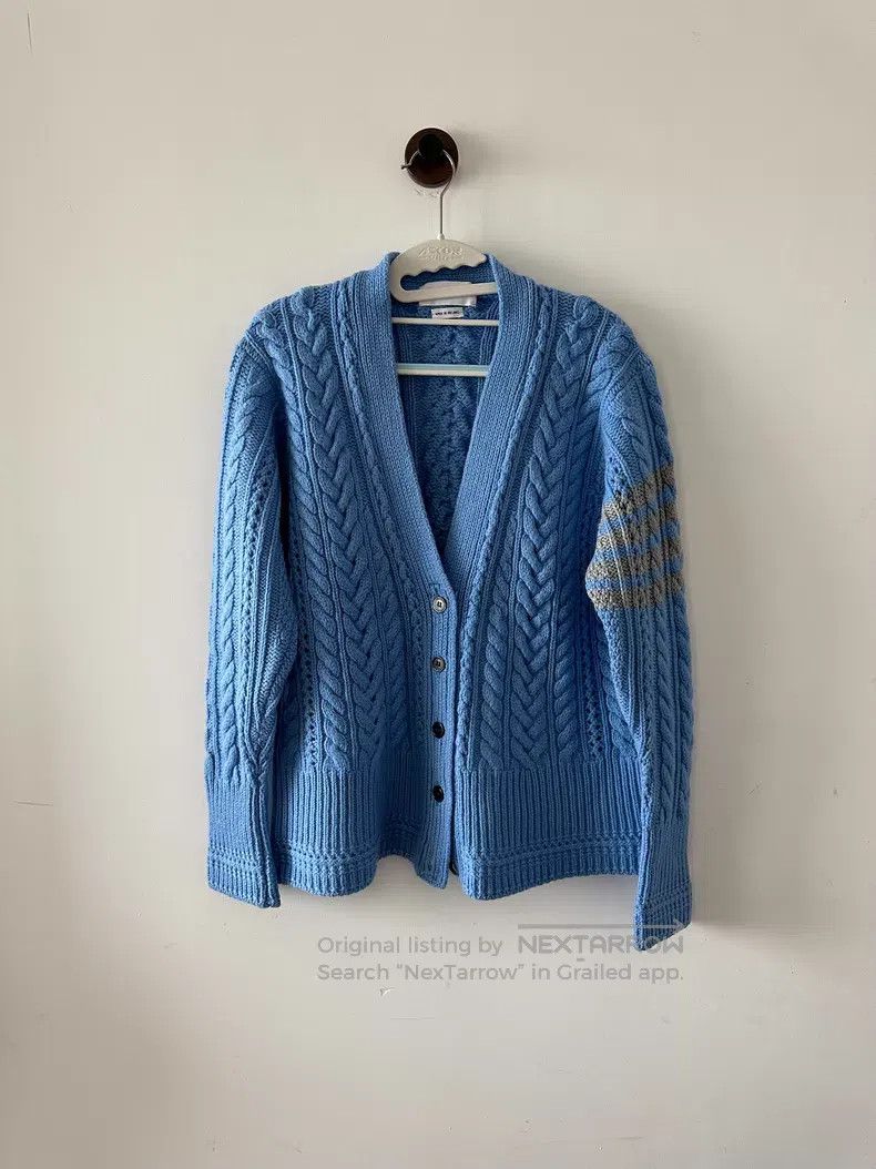 Thom Browne Thom Browne Wool cardigan Size US XS / EU 42 / 0 - 1 Thumbnail
