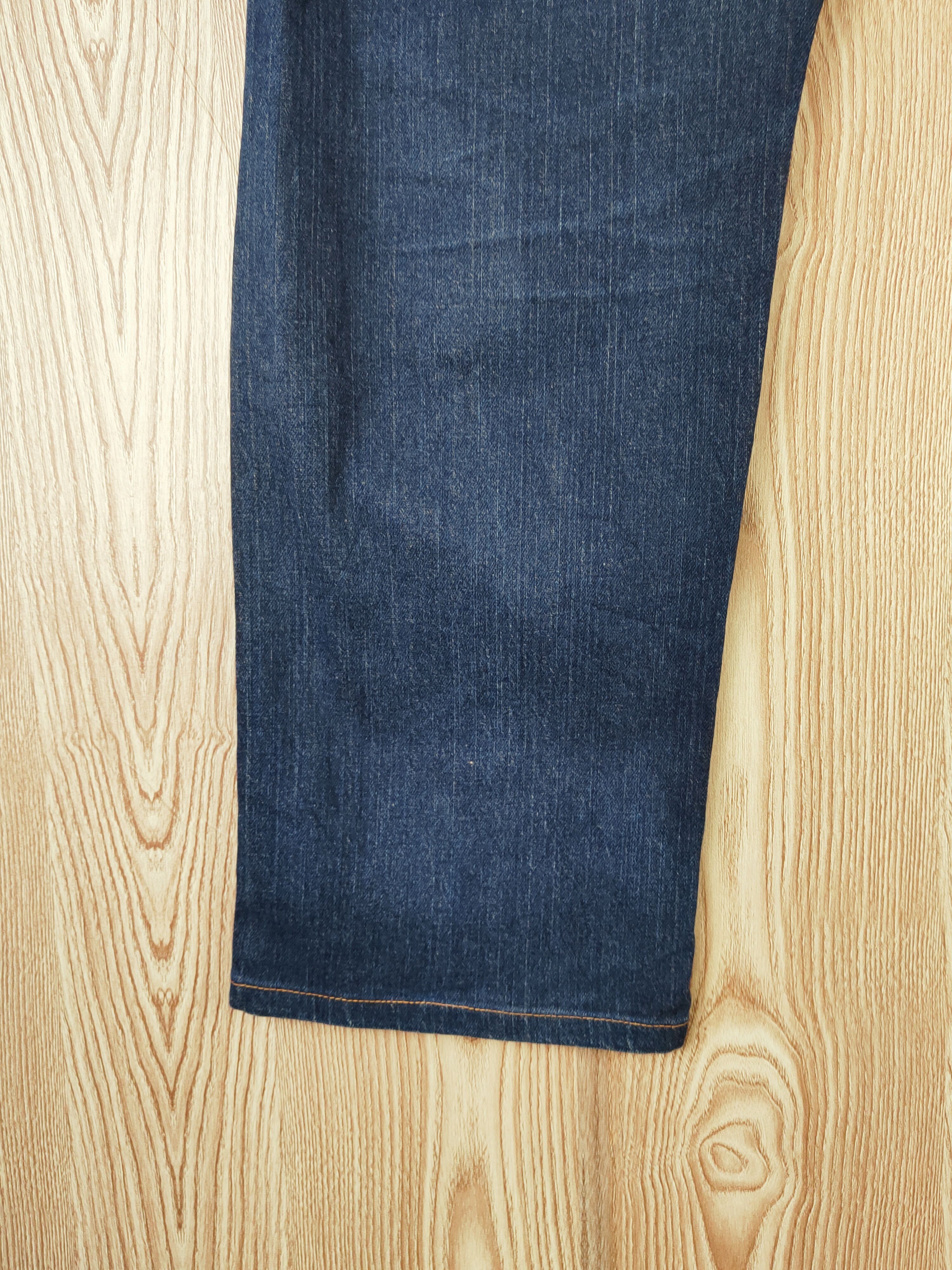 Edwin Edwin Dark Blue Distressed Ripped Jeans #S2739 Size US 34 / EU 50 - 13 Thumbnail