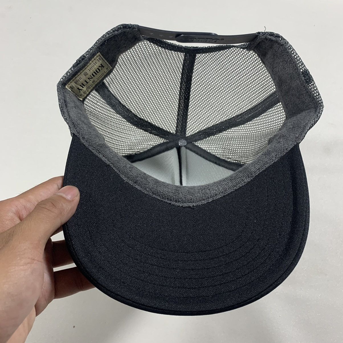KAPITAL KOUNTRY PEARL CLUTCHER TRUCKER CAP GREY