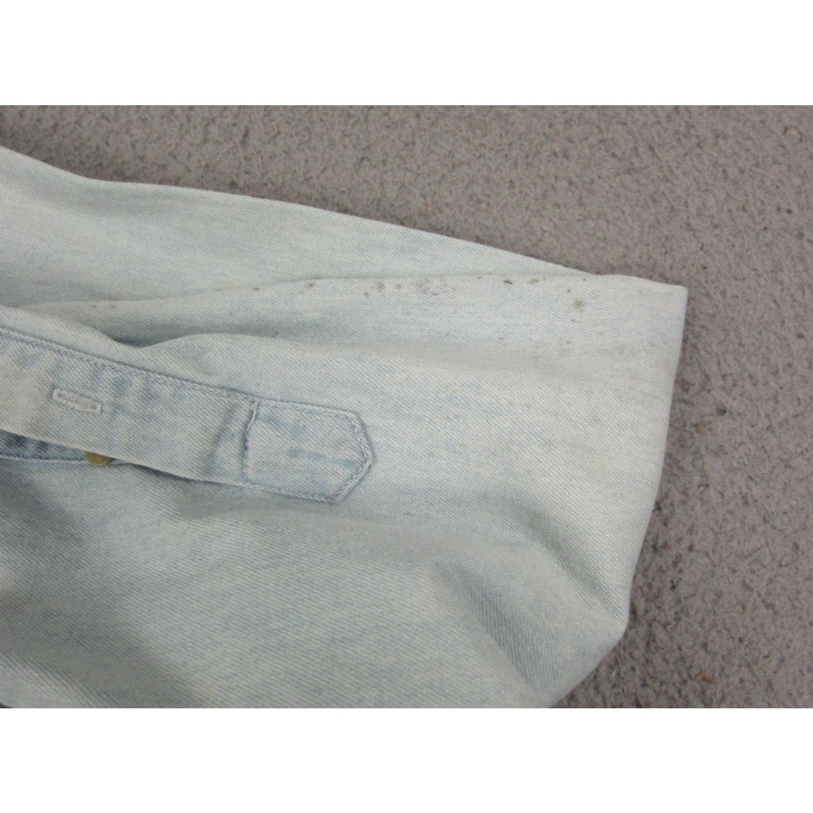 Denime VINTAGE Real Good Denim El Canelo Ranch Shirt L Blue Denim Jeans Mens Button Up Shirt Size US L / EU 52-54 / 3 - 4 Thumbnail