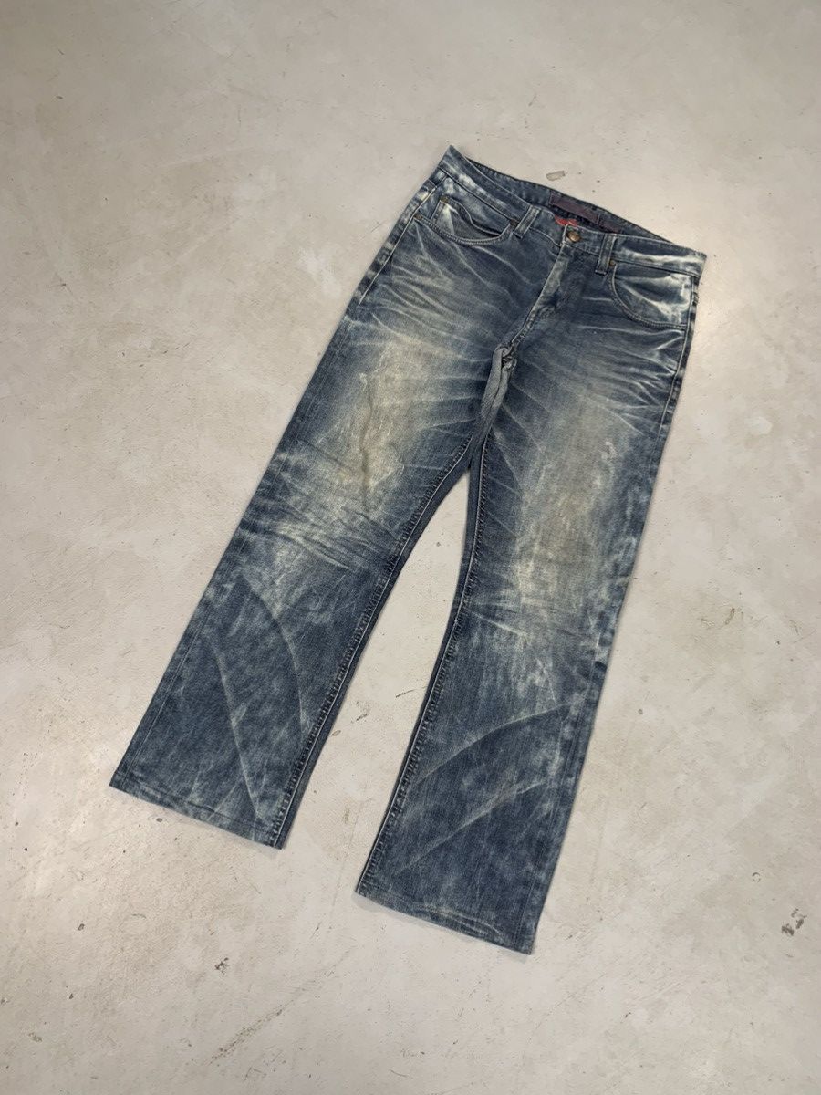 Japanese Brand Vintage Evisu inspired emboridered denim Size US 34 / EU 50 - 2 Thumbnail