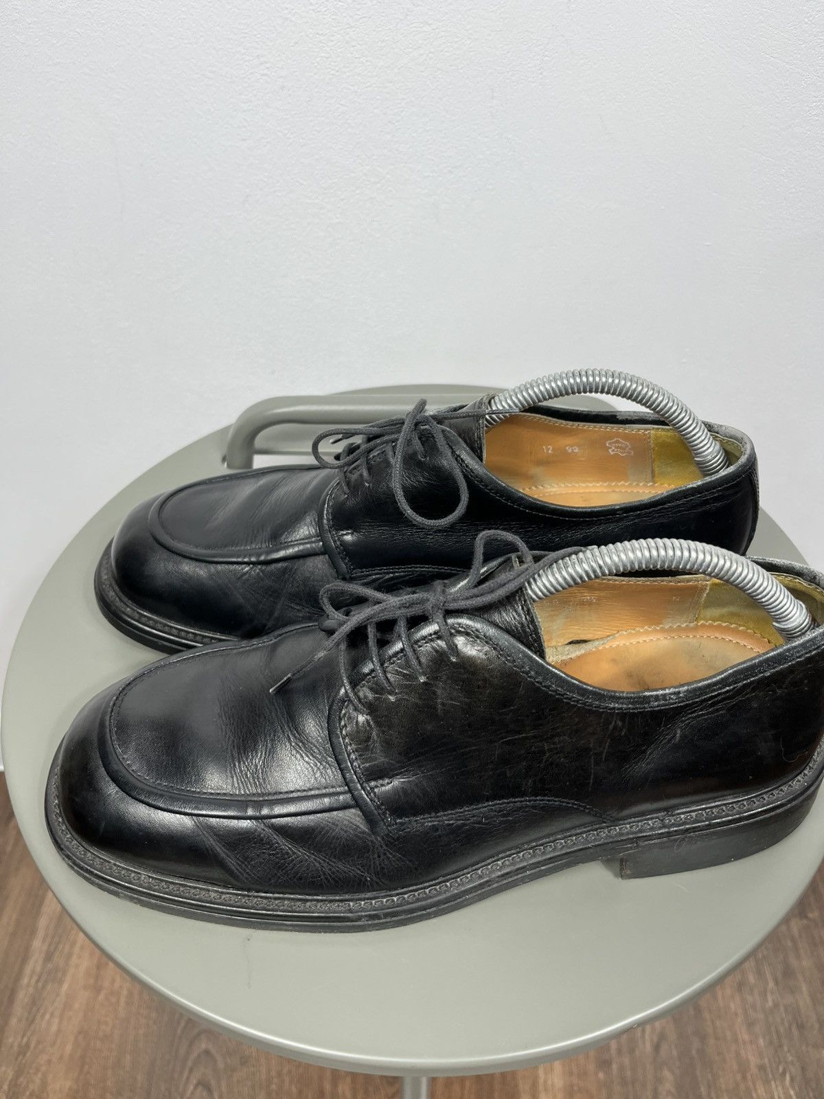 Clarks Clarks Black Leather Derby Shoes Men’s 9.5 Size US 9.5 / EU 42-43 - 9 Thumbnail