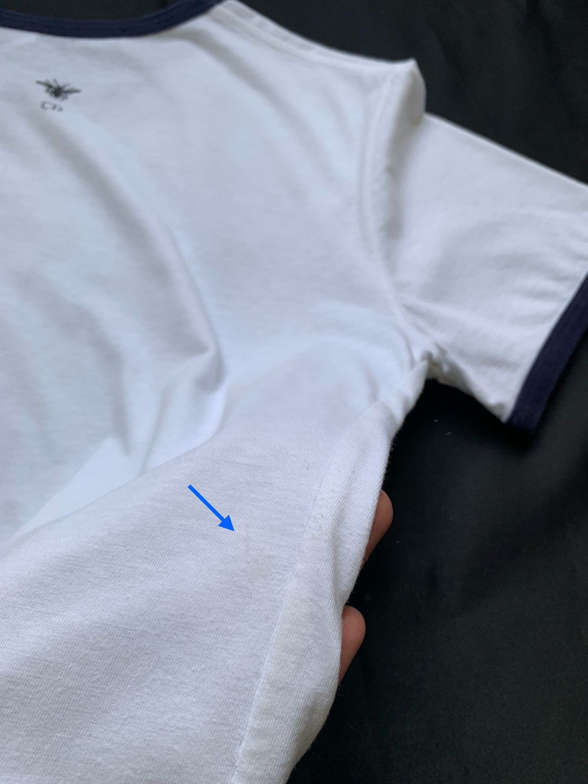 Dior 2022 Christian Dior "Lucky Dior" Ringer White Shirt Size L / US 10 / IT 46 - 13 Thumbnail