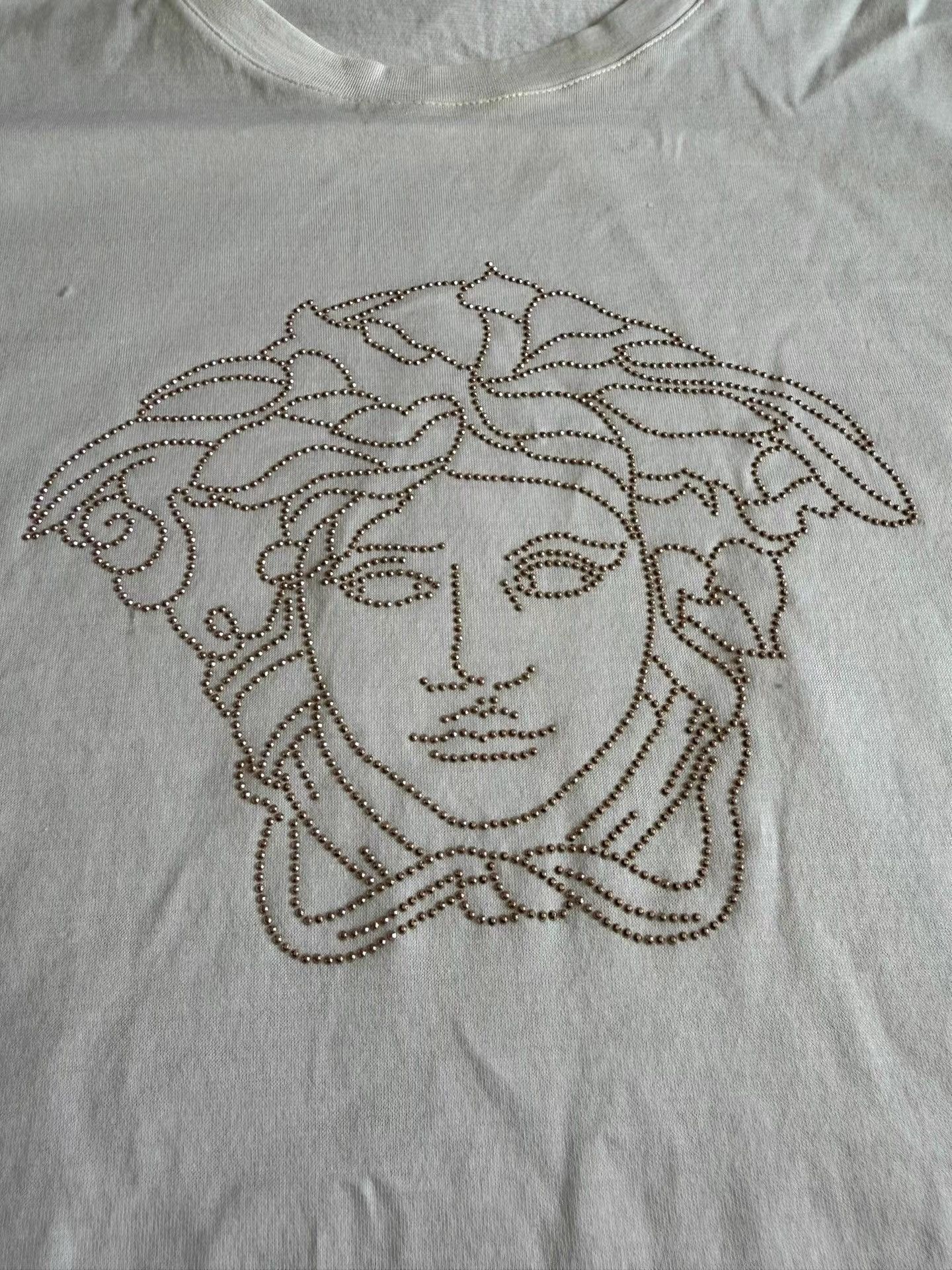Versace Versace Men's Rhinestone T-shirt K33 Size US S / EU 44-46 / 1 - 2 Thumbnail