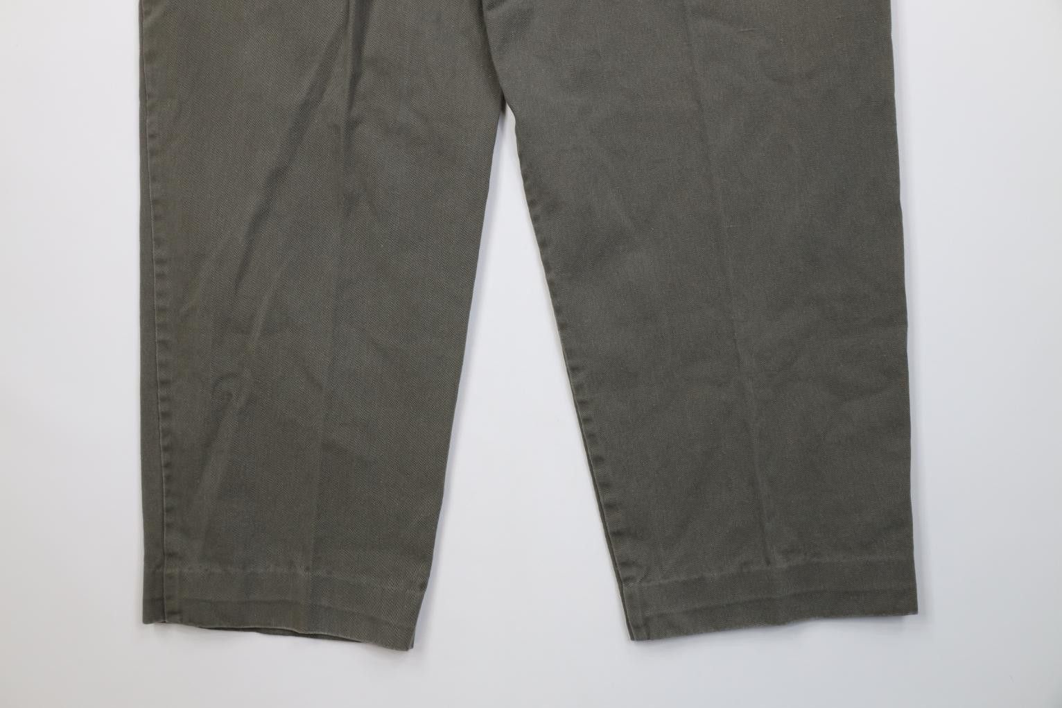 Vintage Vintage 90s Streetwear Relaxed Fit Pleated Chino Pants Size US 34 / EU 50 - 12 Thumbnail
