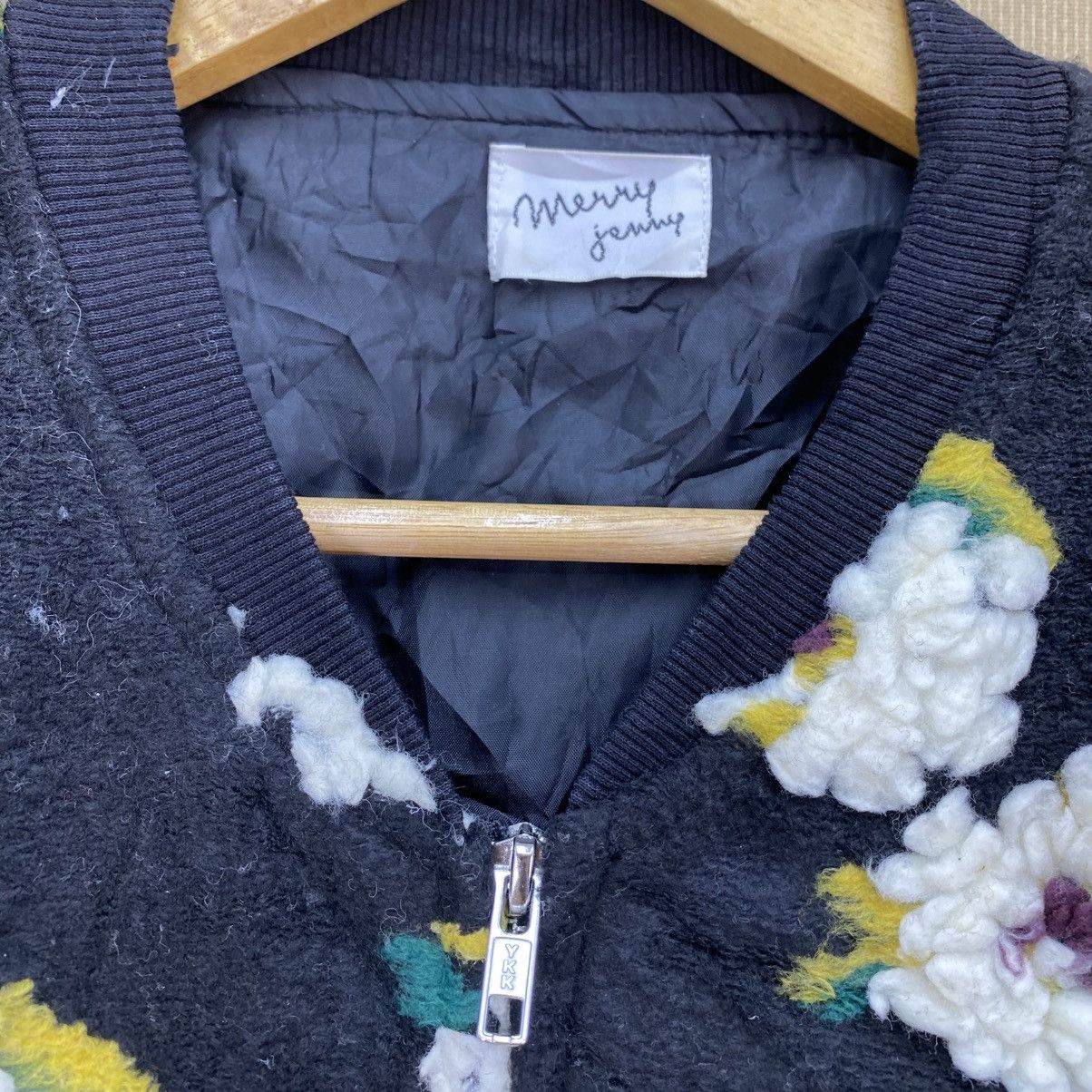 Issey Miyake 🫶Inspired Issey Miyake Merry Jenny Floral Bomber Jacket Size M / US 6-8 / IT 42-44 - 7 Thumbnail