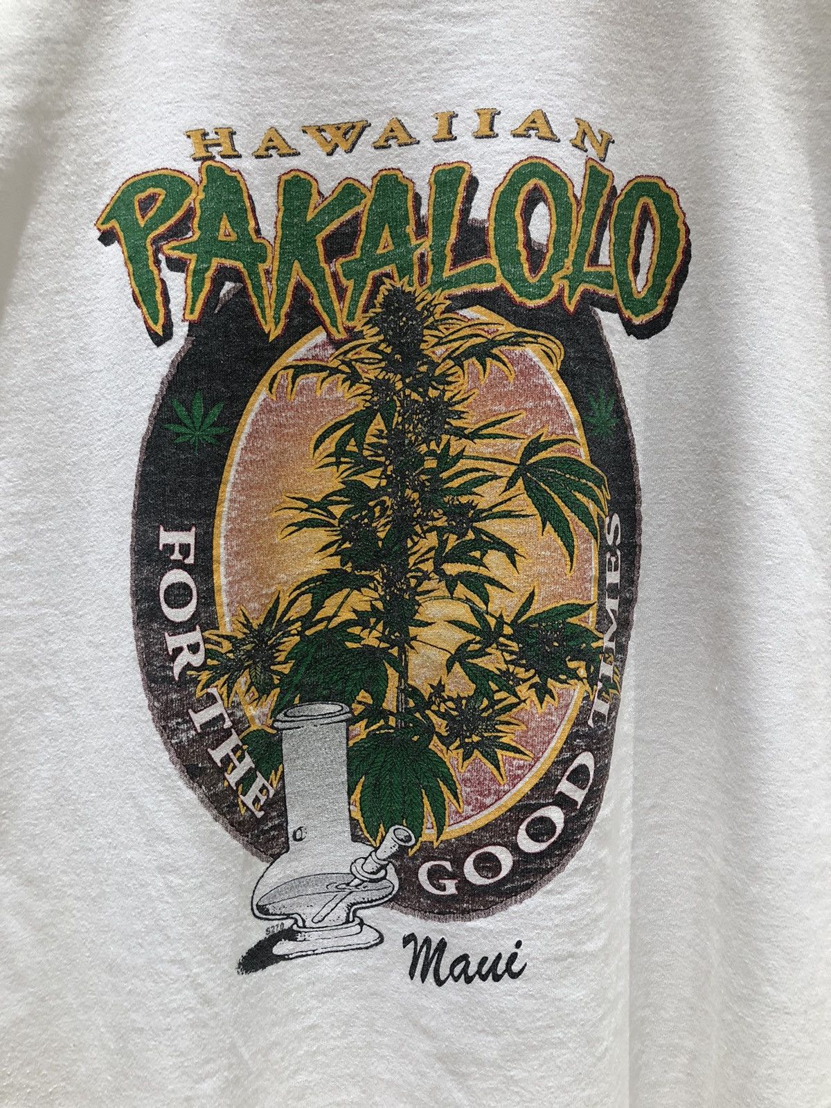Vintage Hawaiian Pakalolo Maui T-Shirt Size US XL / EU 56 / 4 - 5 Thumbnail