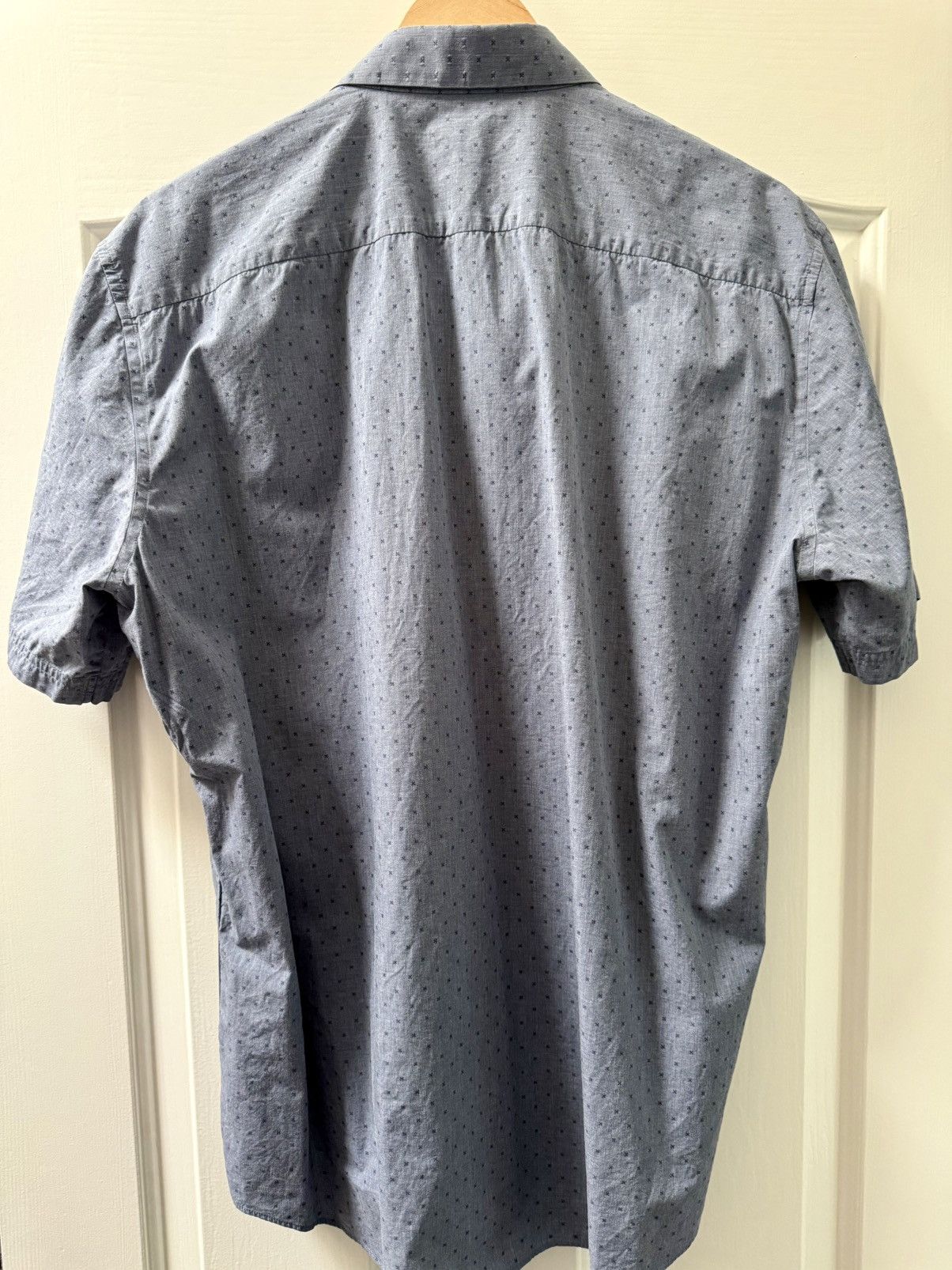 Zachary Prell Zachary Prell XL Navy Dot Short Sleeve Button-Up Size US XL / EU 56 / 4 - 2 Thumbnail
