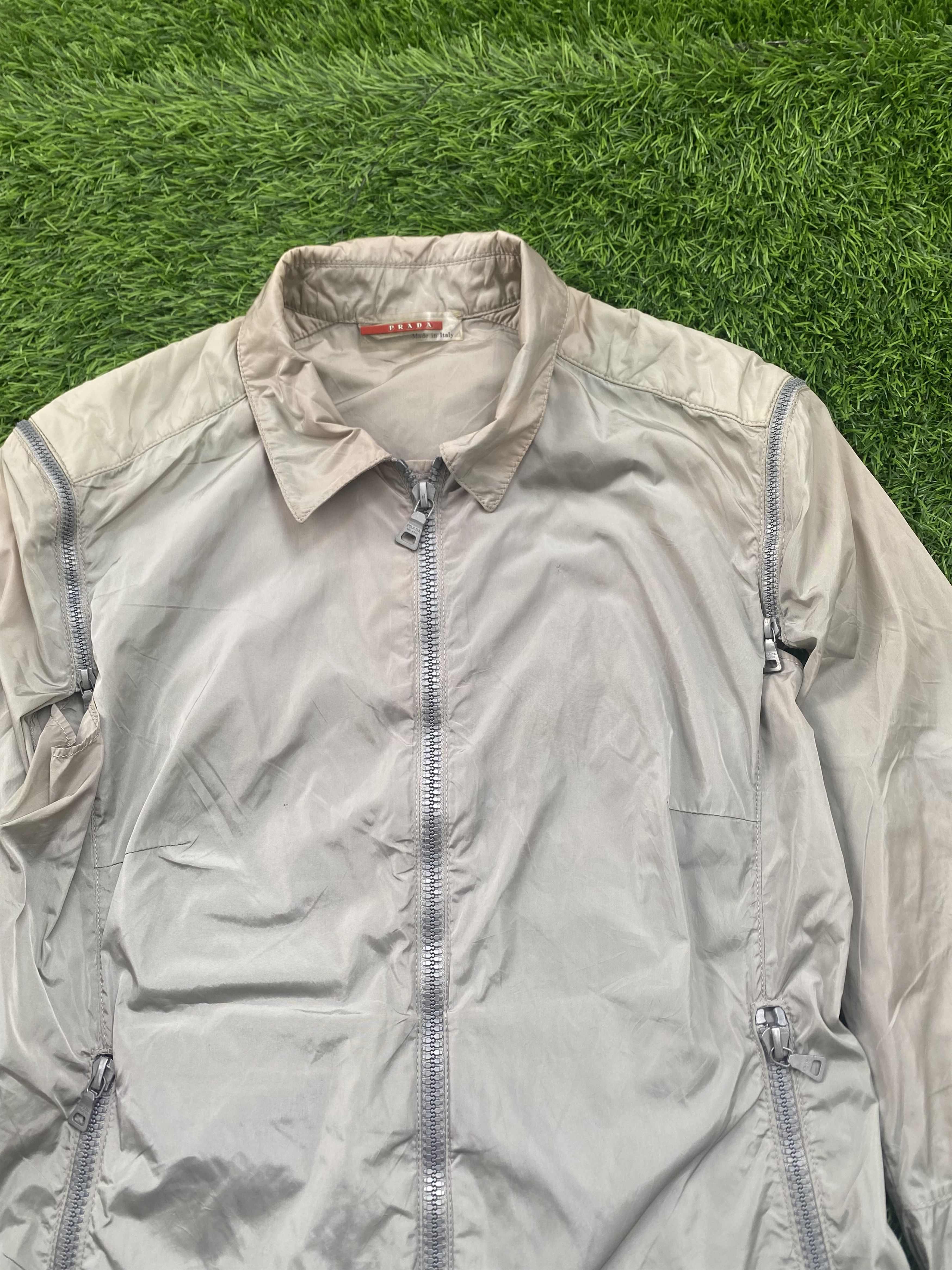 Prada Vintage Prada 2 way Light Jacket Size M / US 6-8 / IT 42-44 - 4 Thumbnail