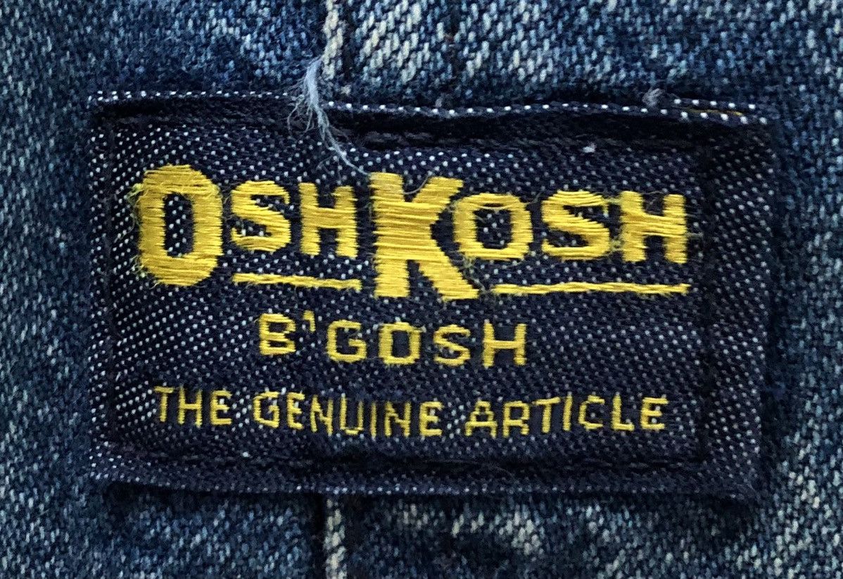 Oshkosh Vintage Union Made Oshkosh B'Gosh Vestbak Made In Usa Overal Size US 33 - 8 Thumbnail