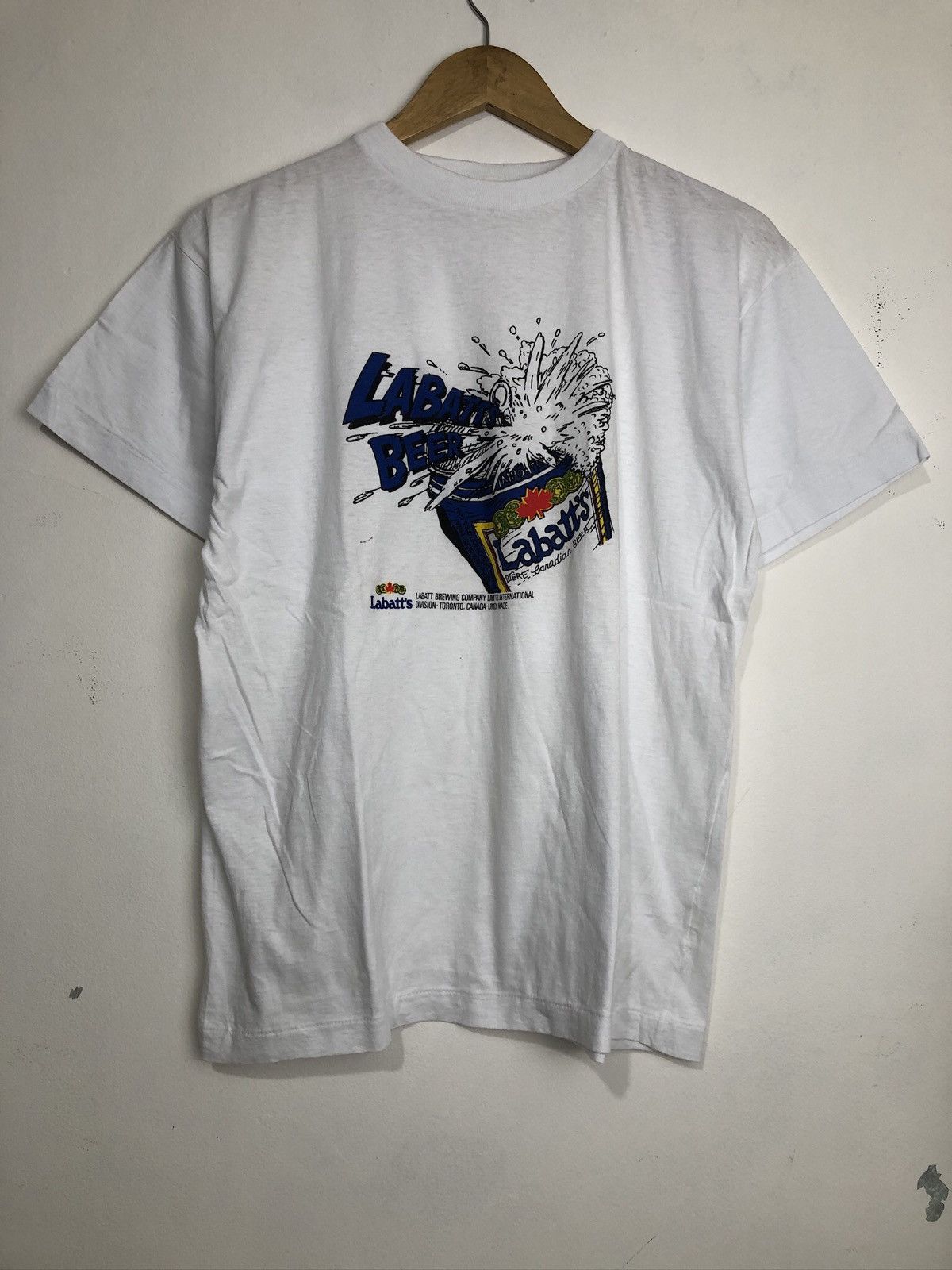 Vintage Vintage Labatts Beer T-Shirt Size US M / EU 48-50 / 2 - 1 Thumbnail