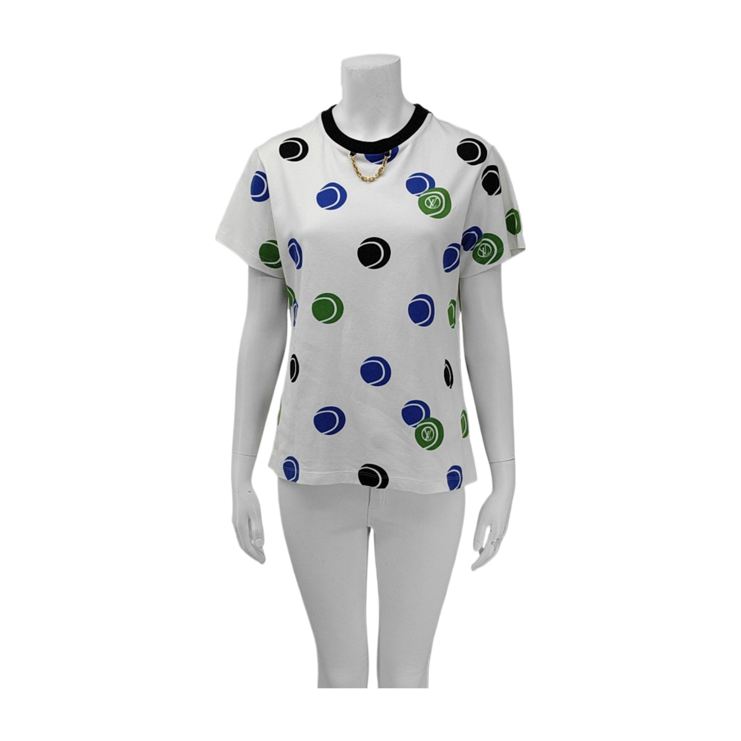 Louis Vuitton Louis Vuitton Tennis Print T-Shirt Size L Size L / US 10 / IT 46 - 1 Thumbnail