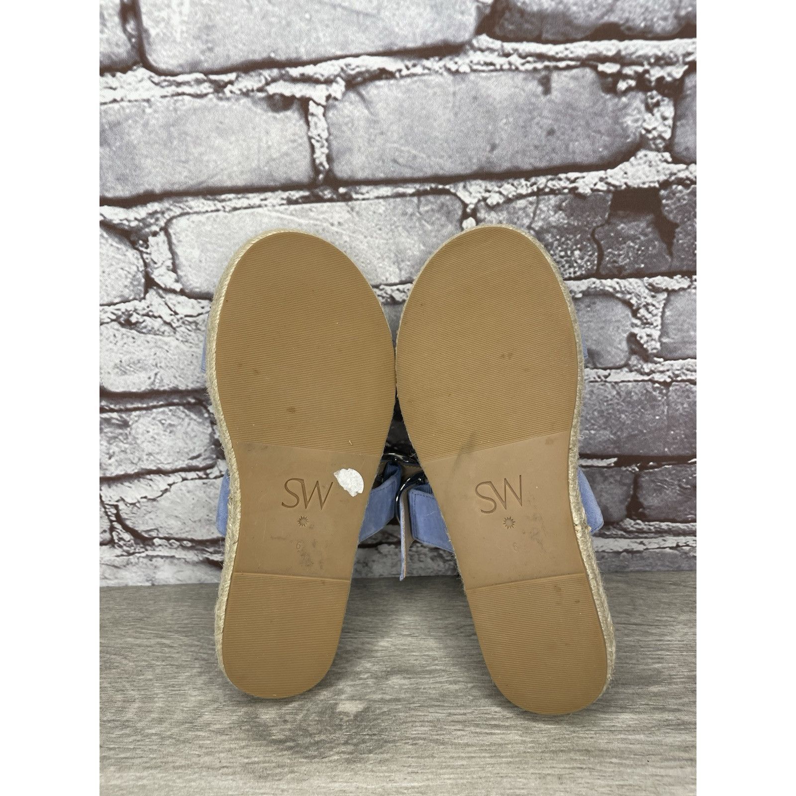 Stuart Weitzman Stuart Weitzman Periwinkle Blue Suede Leather Espadrille San Size US 6 / IT 36 - 12 Thumbnail
