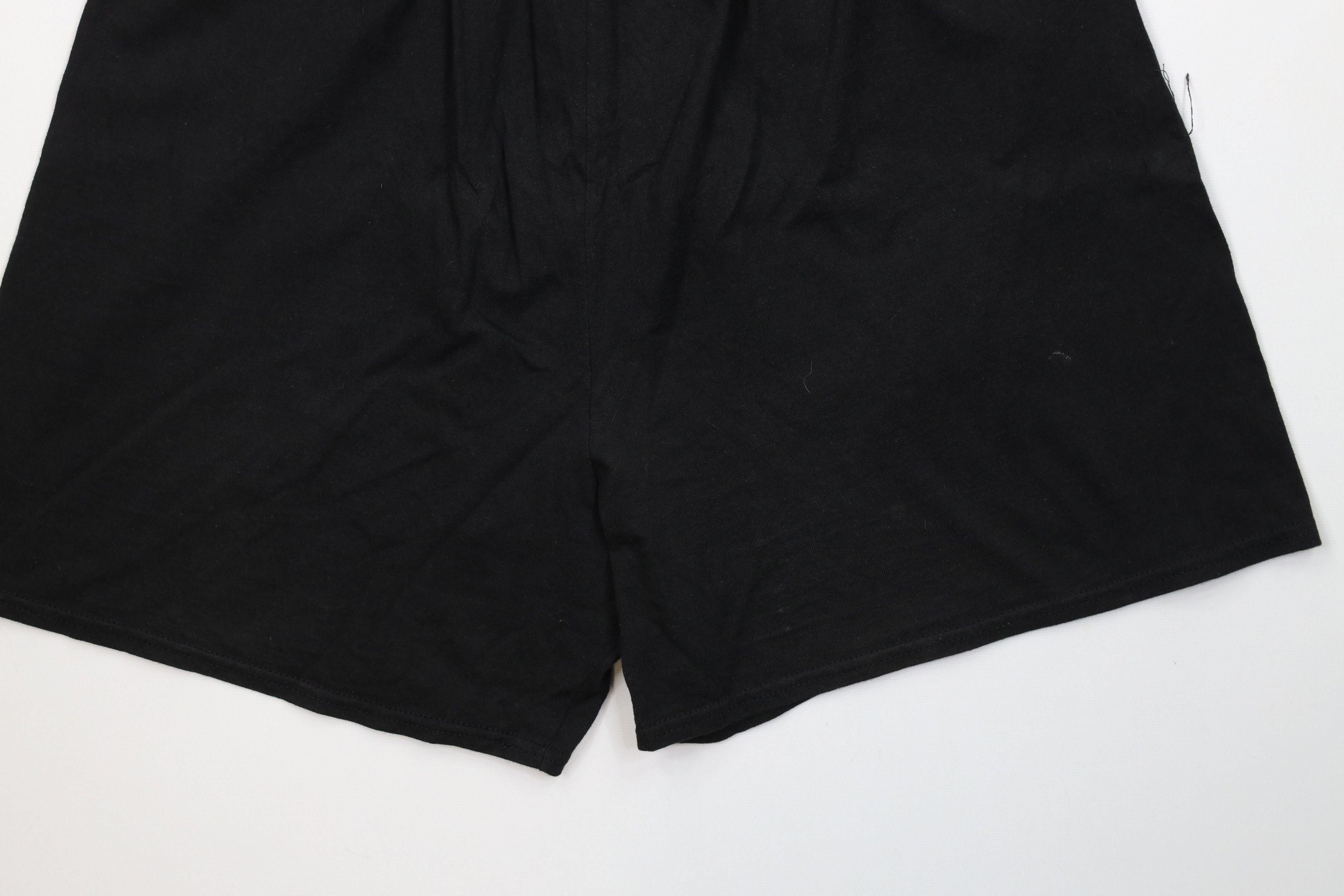Vintage Vintage 90s Streetwear Blank Shorts Black Cotton USA Size 30" / US 8 / IT 44 - 4 Thumbnail