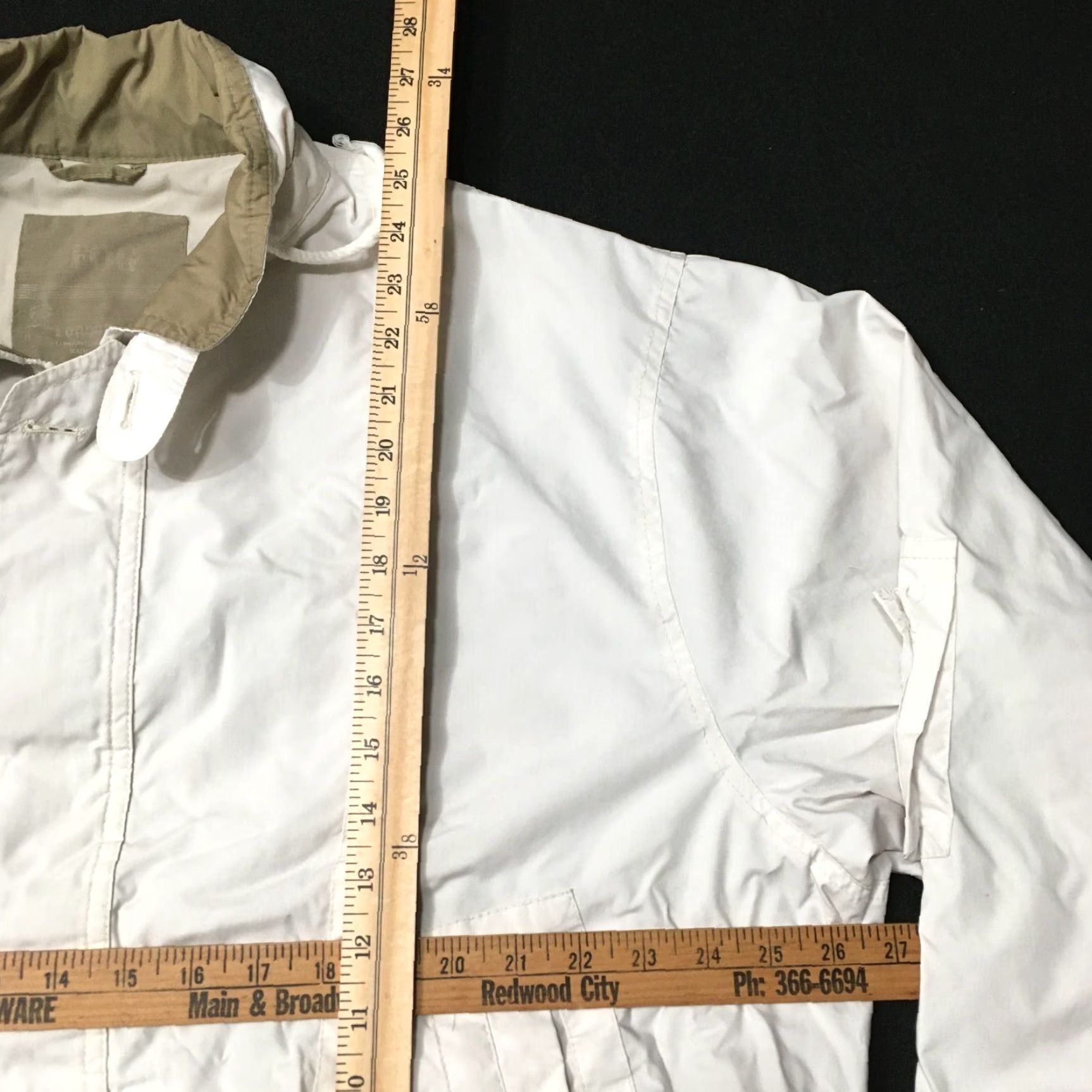 London Fog VINTAGE London Fog Jacket Mens L Windbreaker Full Zip Lightweight Ivory Heading to 90s or classic style Size US L / EU 52-54 / 3 - 5 Thumbnail