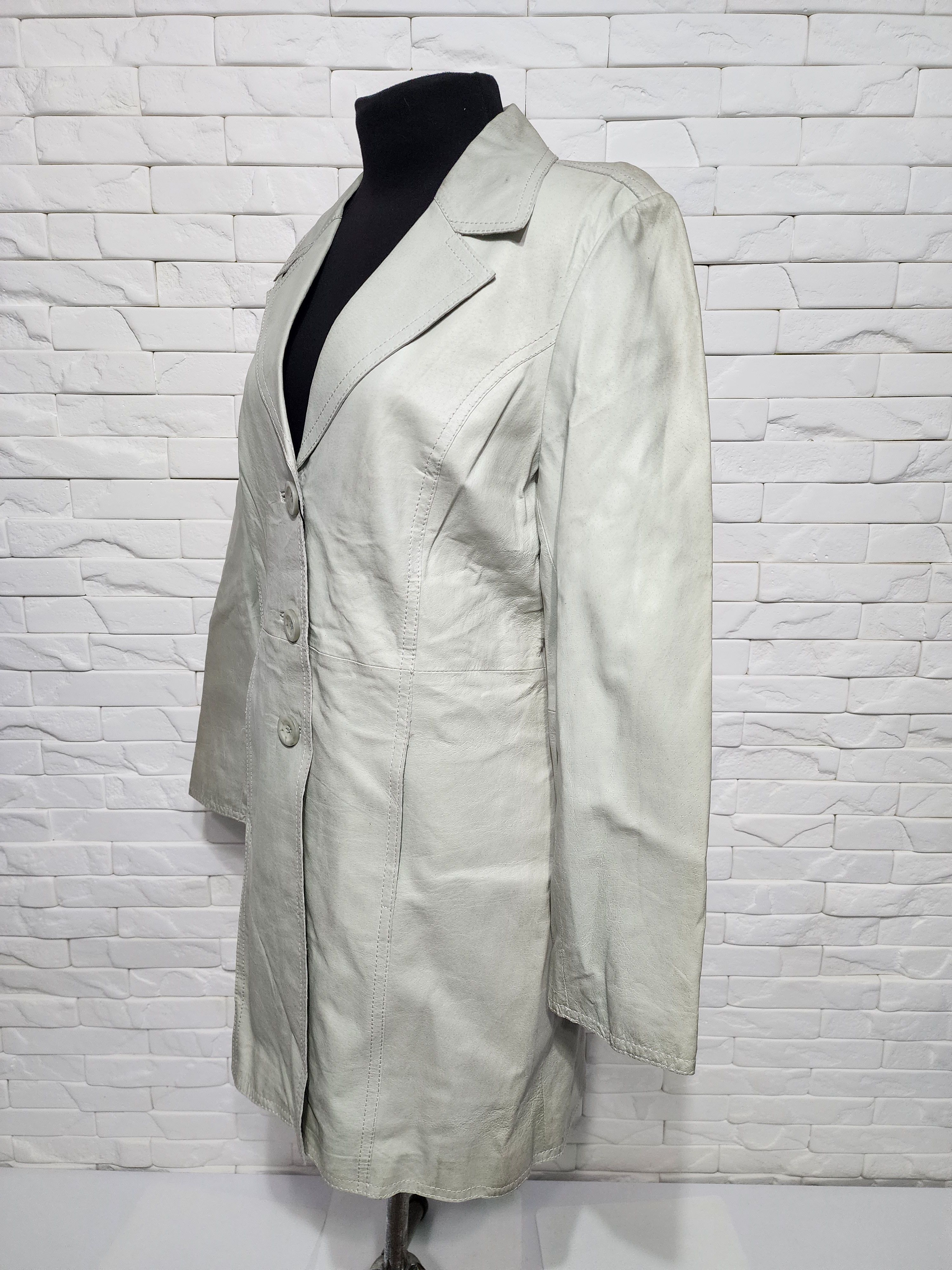 Other Stylish women's green leather jacket. Size L / US 10 / IT 46 - 2 Thumbnail