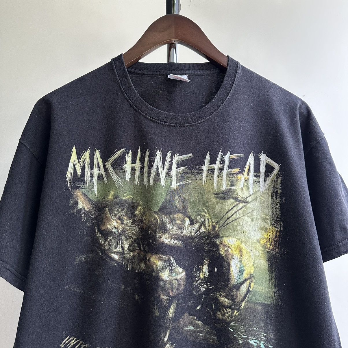 Band Tees Vintage Machine Head Unto the Locust Metal Band Tee Size US L / EU 52-54 / 3 - 2 Thumbnail