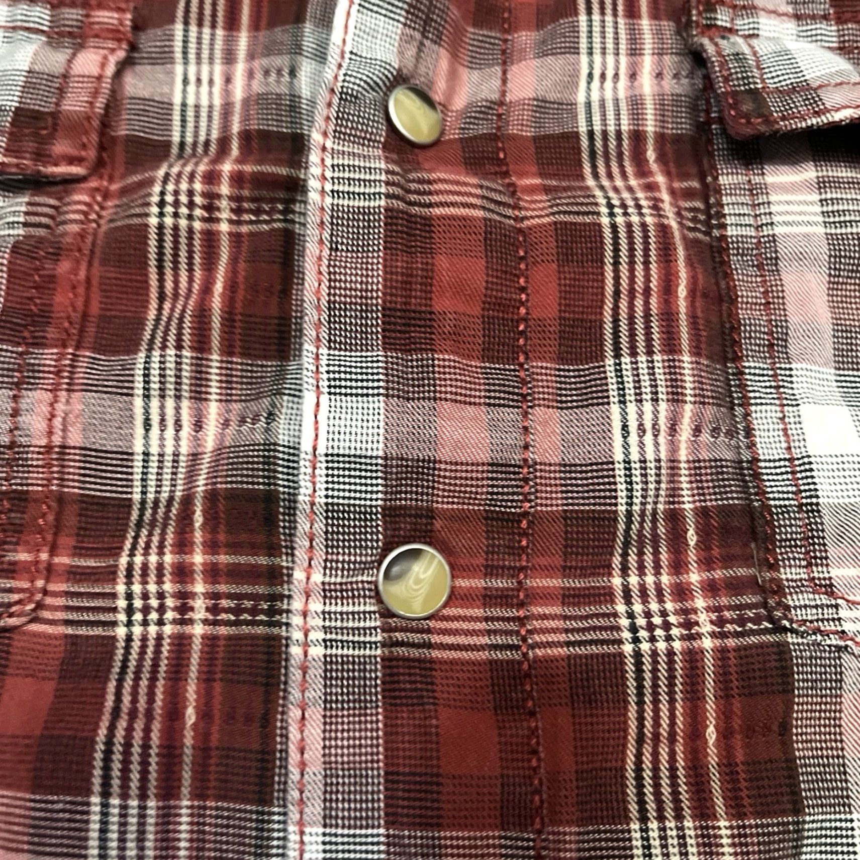 Wrangler Wrangler Retro Western Cowboy Plaid Shirt Men L Long Sleeve Snap Up Cotton Multicolor Casual Western American Pockets Size US L / EU 52-54 / 3 - 2 Thumbnail