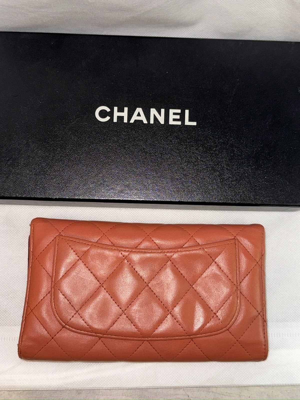 Chanel AUTHENTIC Chanel Timeless/classique Long Flap Quilted Wallet Size ONE SIZE - 6 Thumbnail