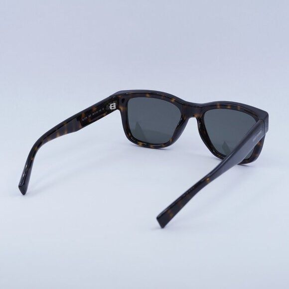 Saint Laurent Paris Saint Laurent SL674 003 Sunglasses Havana Square Frame, Grey Size ONE SIZE - 12 Thumbnail