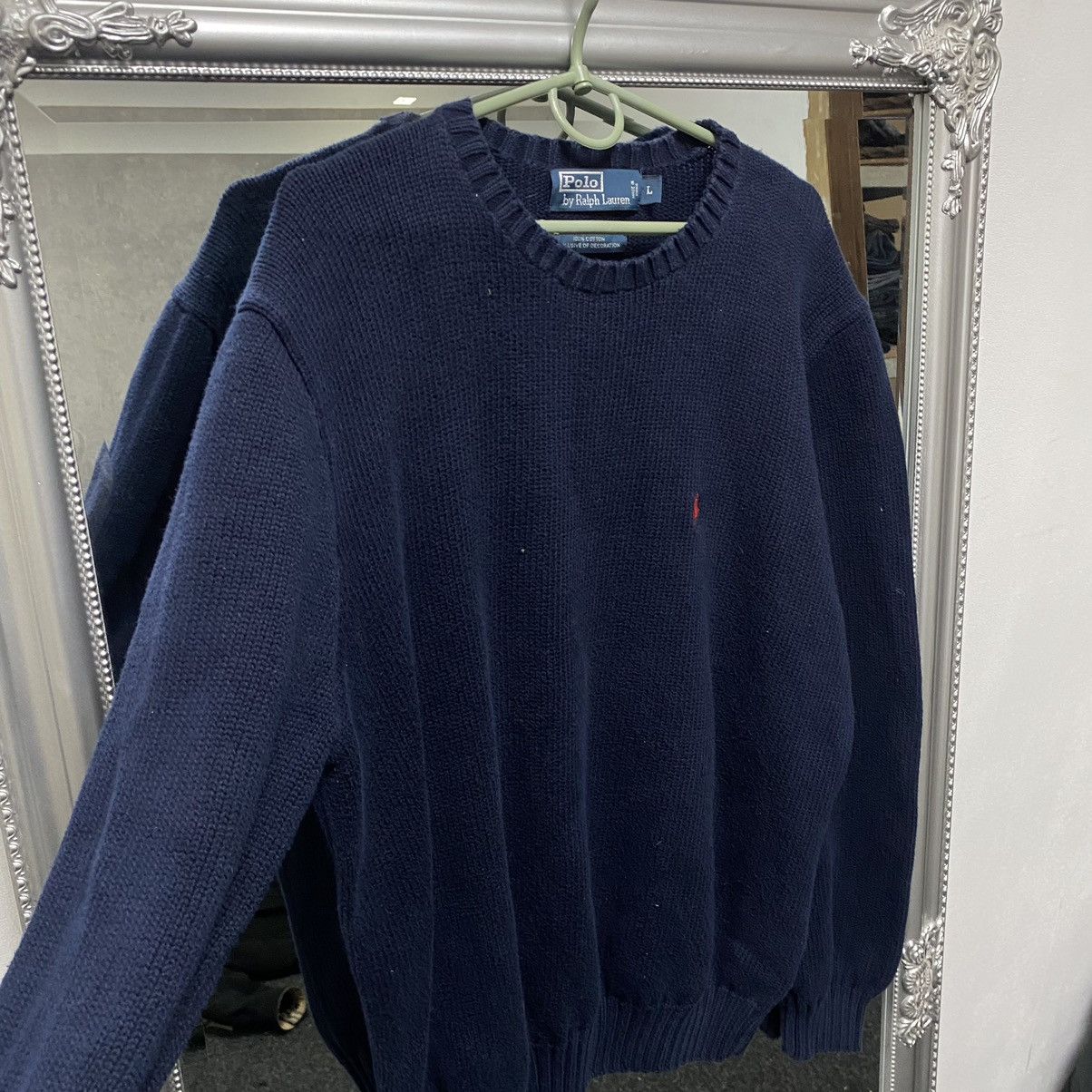 Ralph Lauren VINTAGE Polo Ralph Lauren Sweater Cotton 90s Size US L / EU 52-54 / 3 - 4 Thumbnail