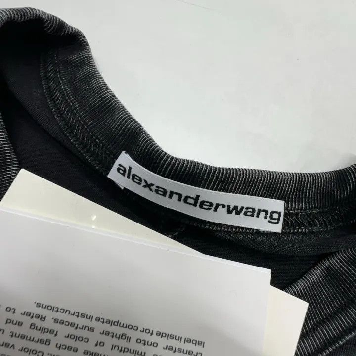 Alexander Wang Alexander Wang Black Short Sleeve T-Shirt - Size S / US 4 / IT 40 - 6 Thumbnail