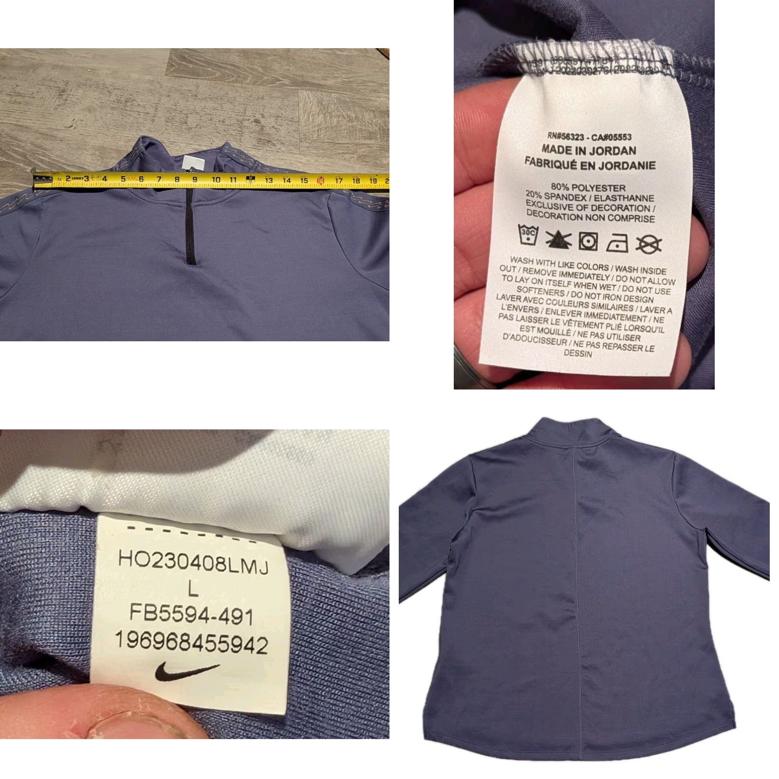 Nike Nike Therma-FIT One Women's 1/4-Zip Top Diffused Blue Size Large FB5594-491 Size L / US 10 / IT 46 - 9 Thumbnail
