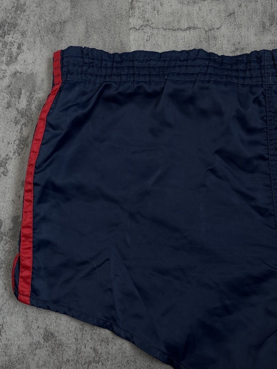 Adidas Vintage 1980's Adidas West Germany Nylon Shorts Blue Size US 36 / EU 52 - 4 Thumbnail