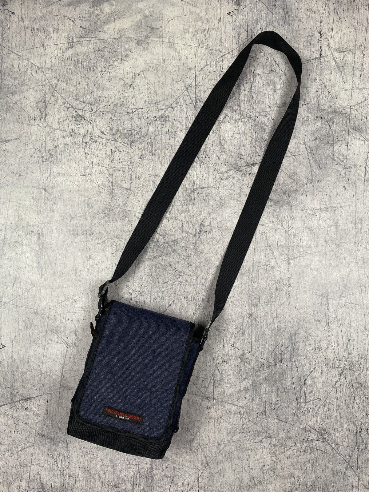 Lauren Ralph Lauren × Polo Ralph Lauren × Vintage Vintage Polo Ralph Lauren Jeans Co. Messenger Bag y2k Size ONE SIZE - 2 Thumbnail