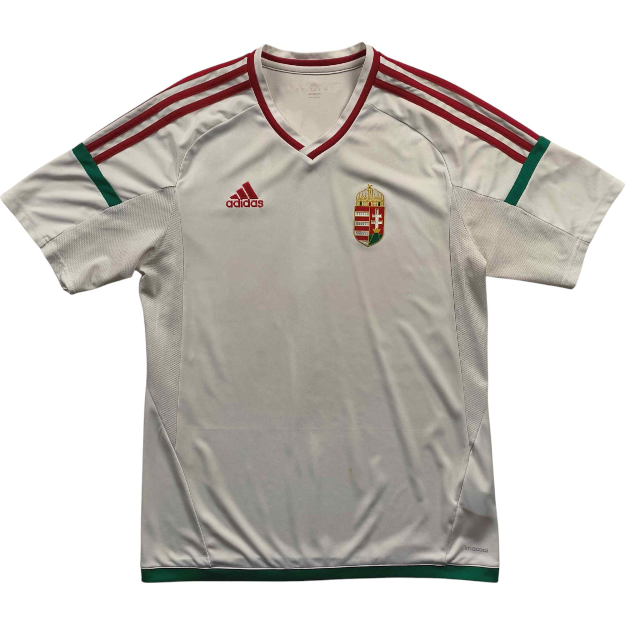 Adidas Hungary 2016-18 Adidas away football jersey shirt size M Size US M / EU 48-50 / 2 - 1 Thumbnail