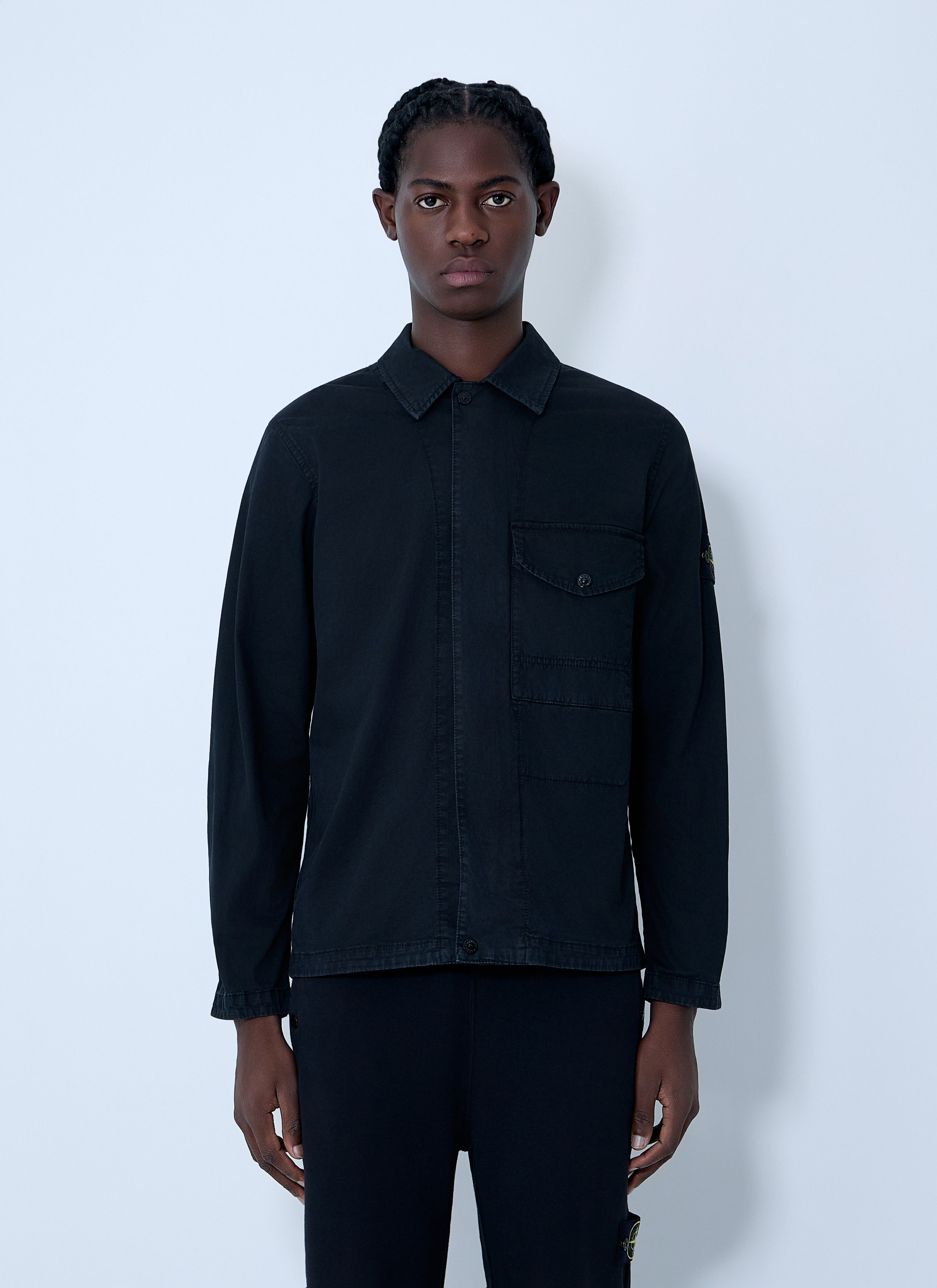 Stone Island Logo Patch Shirt Size US L / EU 52-54 / 3 - 1 Thumbnail