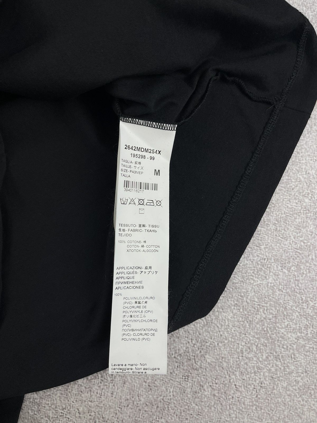 Designer × MSGM MSGM Milano Blqck Cotton Logo T-Shirt Size US M / EU 48-50 / 2 - 6 Thumbnail