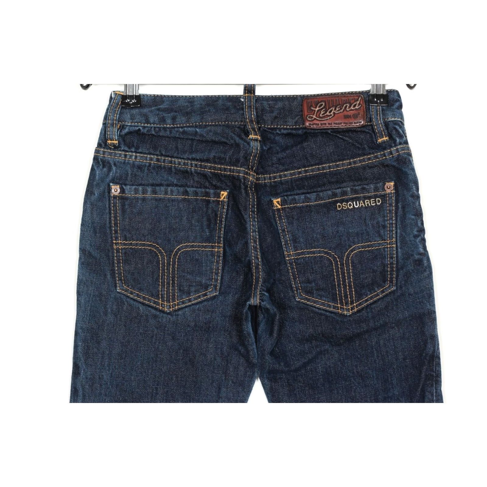 Dsquared2 Dsquared2 Jeans Bootcut Women Size 38 W26 L30 DZ2236 Blue Denim 100% Cotton Regular Rise Mens Womens Girls Boys Size 26" / US 2 / IT 38 - 4 Thumbnail