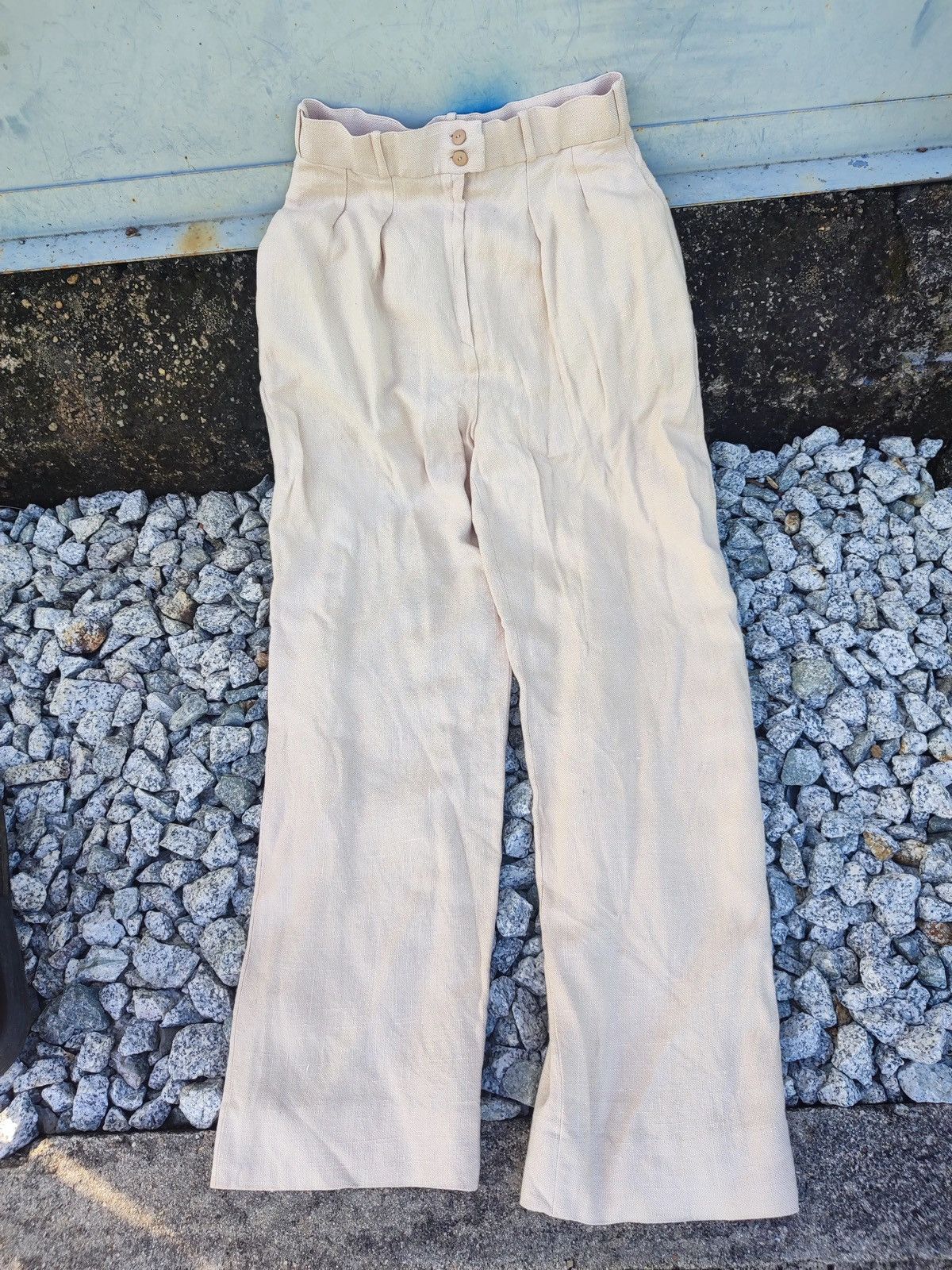 Christian Dior Monsieur Vintage Christian Dior Prêt-à-Porter Textured Pants Size 26" / US 2 / IT 38 - 1 Thumbnail