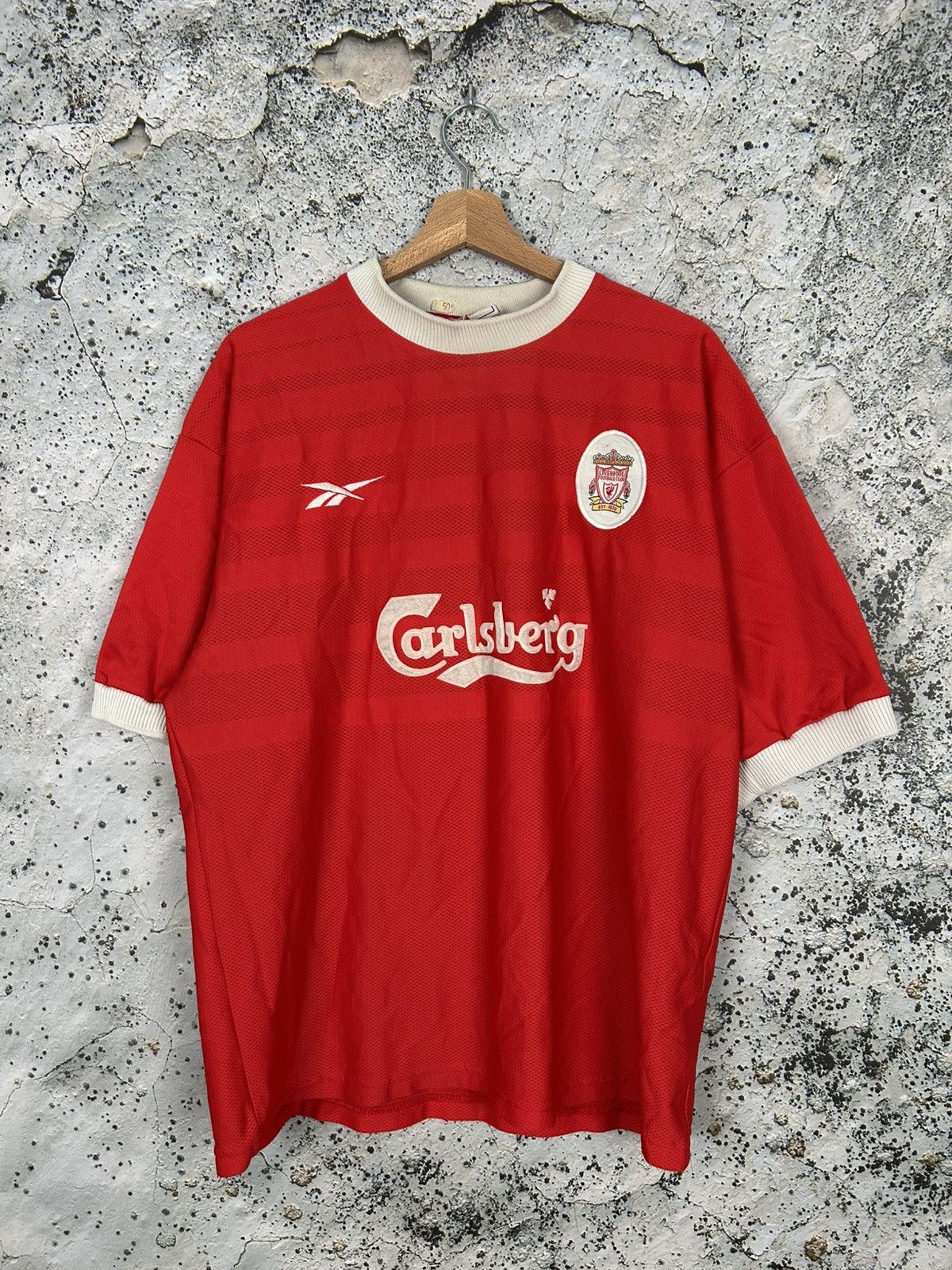 Reebok Vintage Liverpool FC Reebok 90s Soccer Jersey Football Rare Size US XL / EU 56 / 4 - 1 Thumbnail