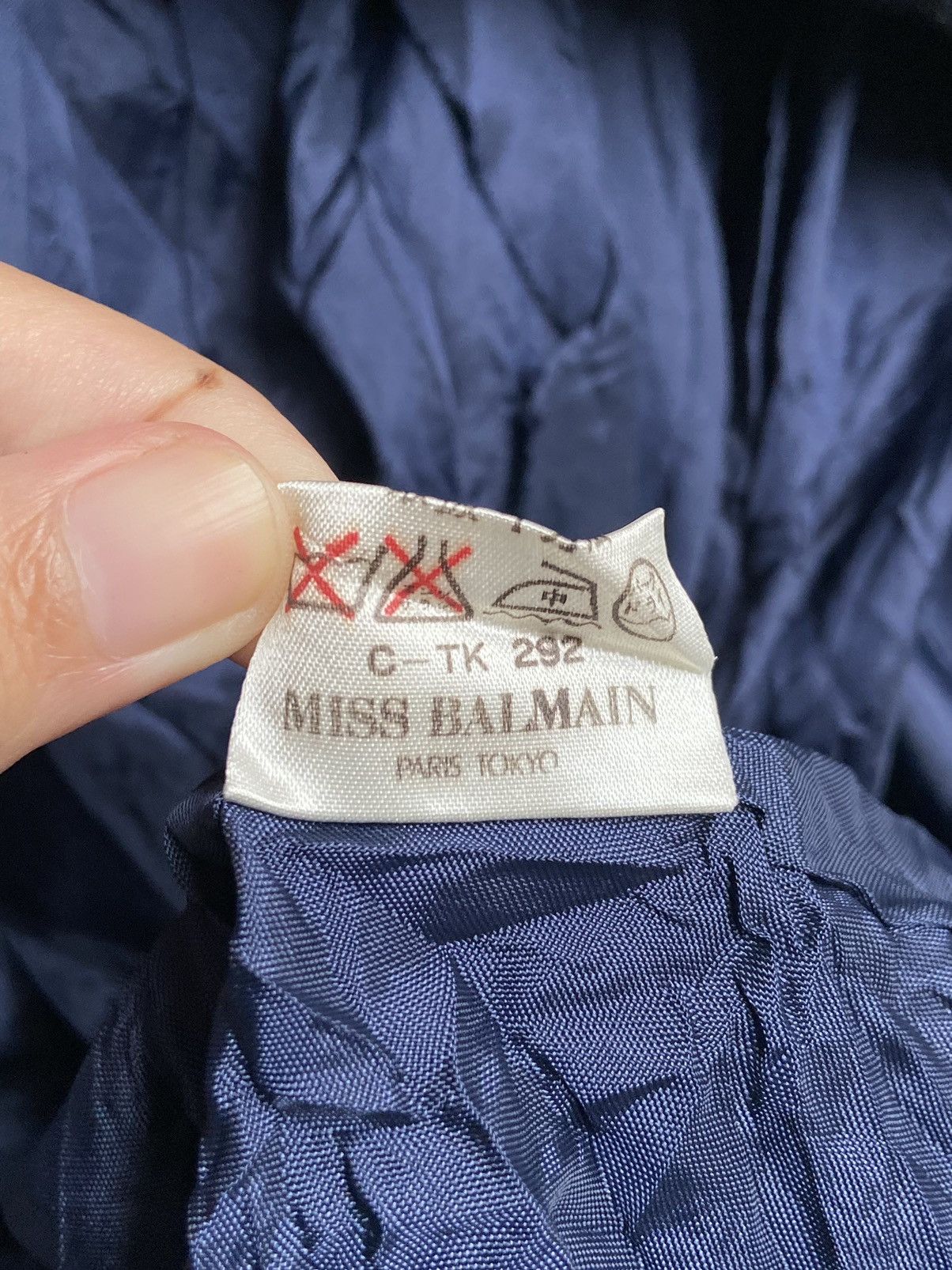 Balmain × Pierre Balmain MISS BALMAIN Navy Dress Size XS / US 0-2 / IT 36-38 - 9 Thumbnail