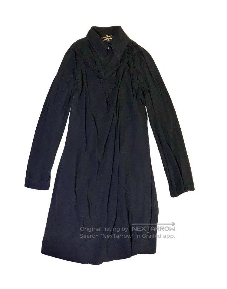 Vivienne Westwood Vivienne Westwood Hollow-out black dress Size L / US 10 / IT 46 - 4 Thumbnail