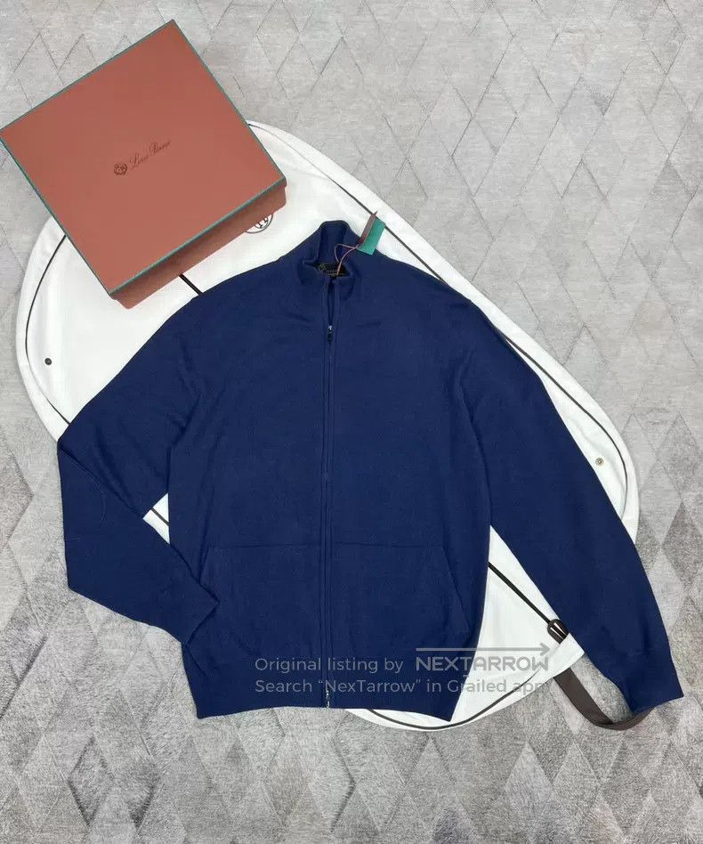 Loro Piana Loro Piana Vicuña Knit Jacket, 100% Vicuña Size US L / EU 52-54 / 3 - 1 Thumbnail