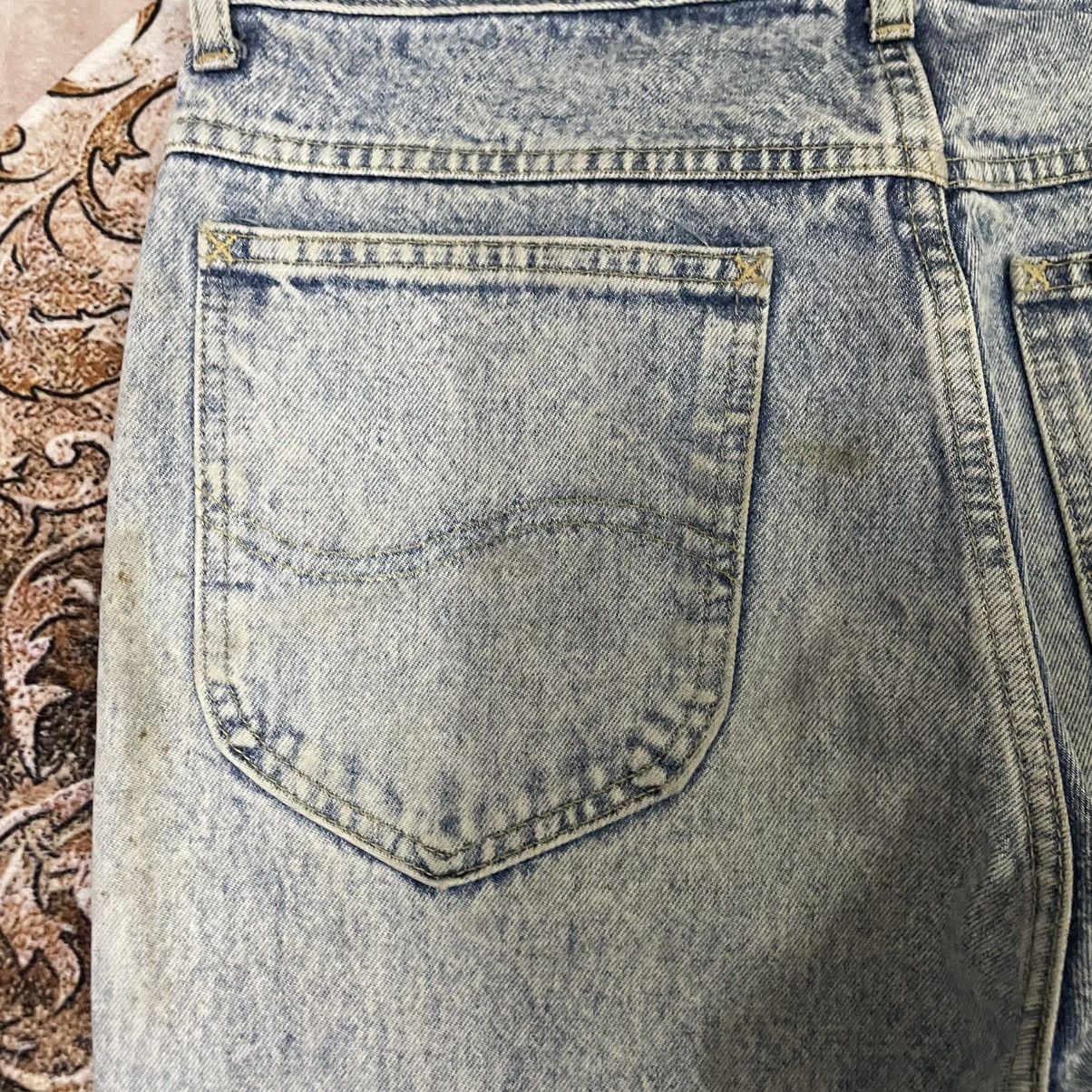 Lee 🔥Vintage 80s Lee Riders Stoned Washed Distress Denim Jeans Size US 31 - 15 Thumbnail